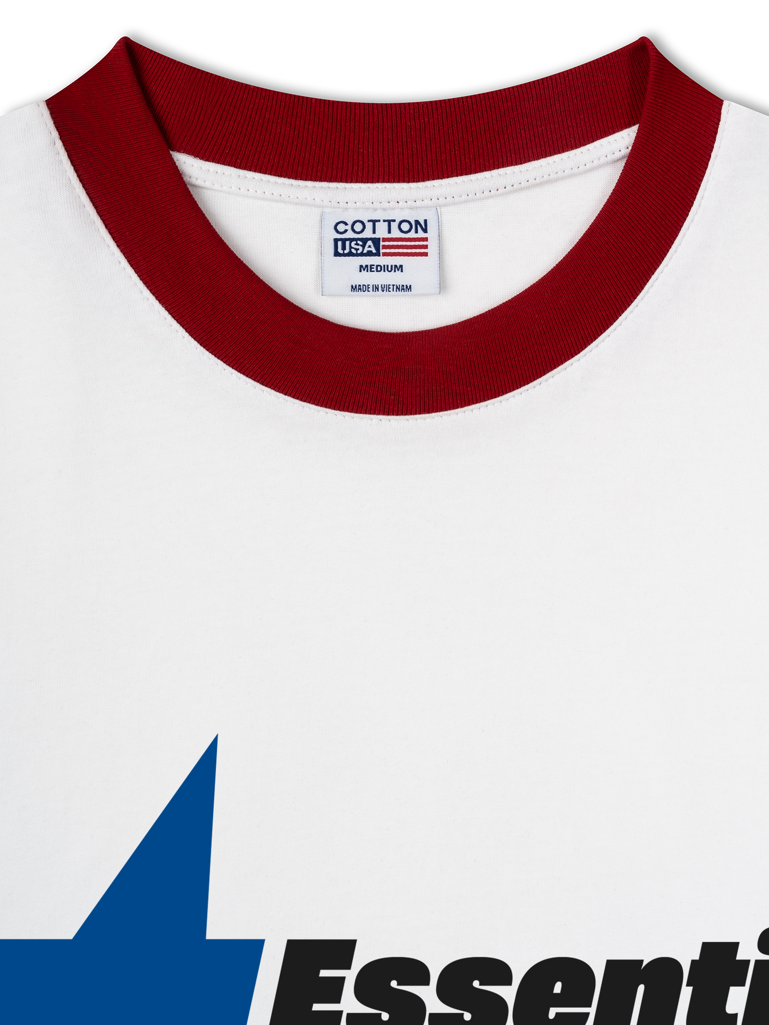 Áo Thun Ringer Relaxed Fit USA Essential Prime