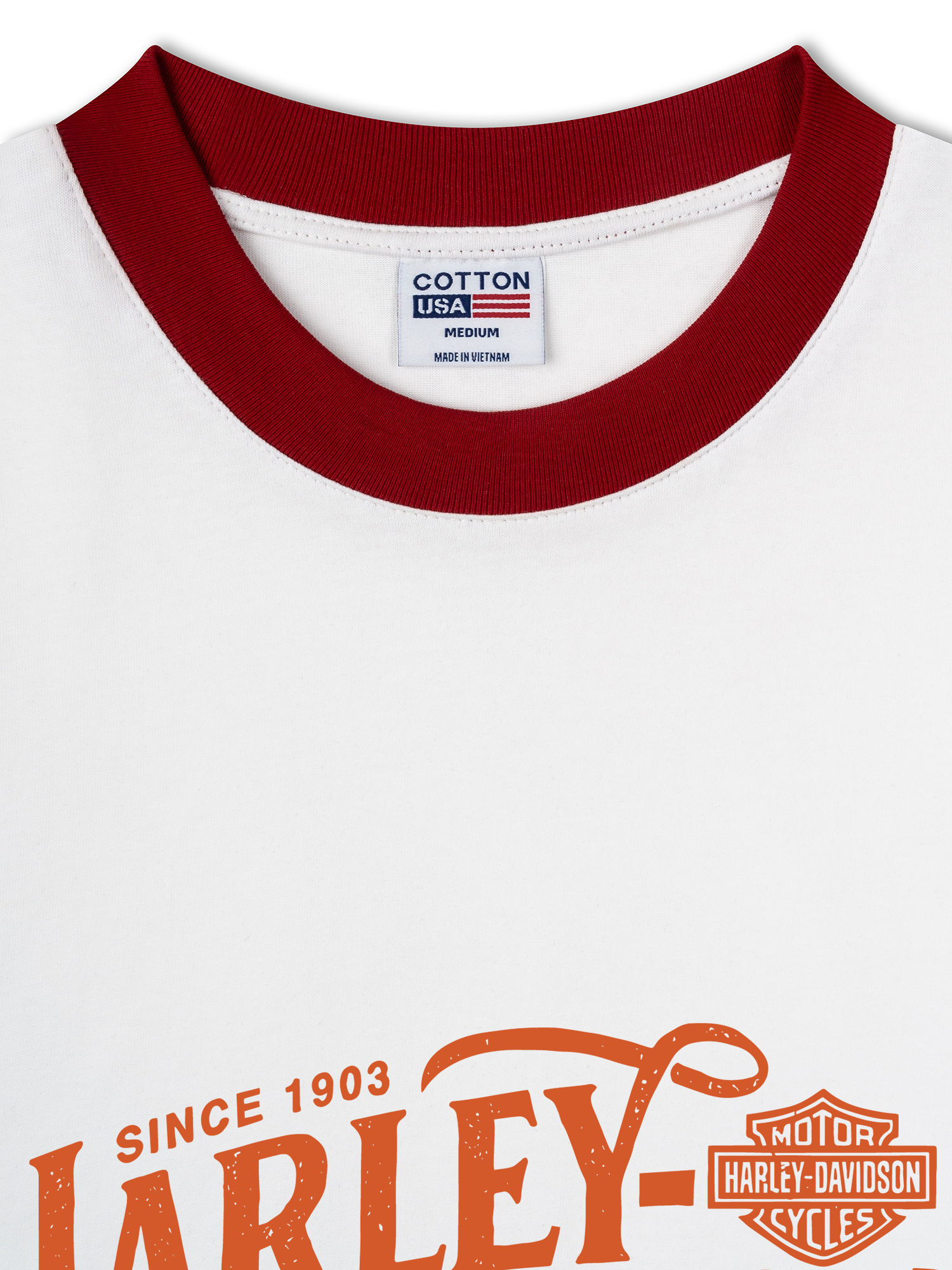 Áo Thun Ringer Relaxed Fit Motorcycles Harley Davidson