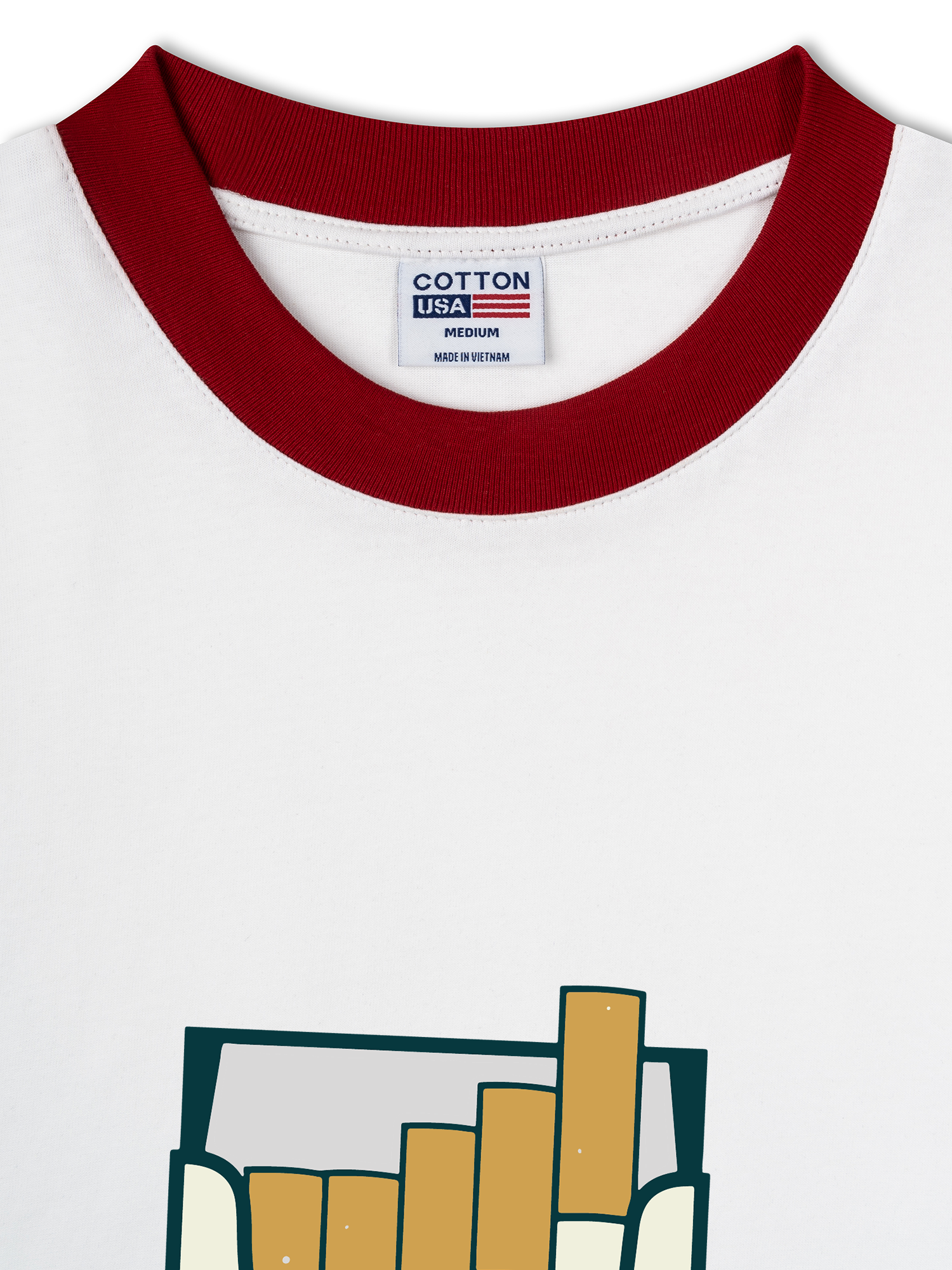 Áo Thun Ringer Relaxed Fit Marlboro Bakes 42 Mascot