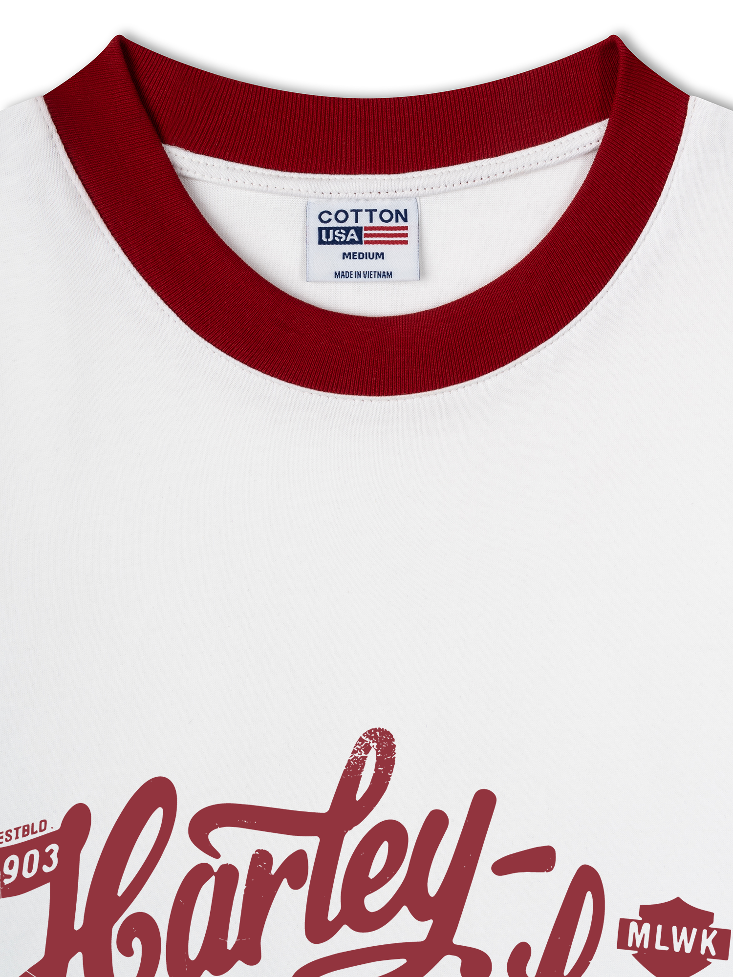 Áo Thun Ringer Relaxed Fit  Ride the Legend