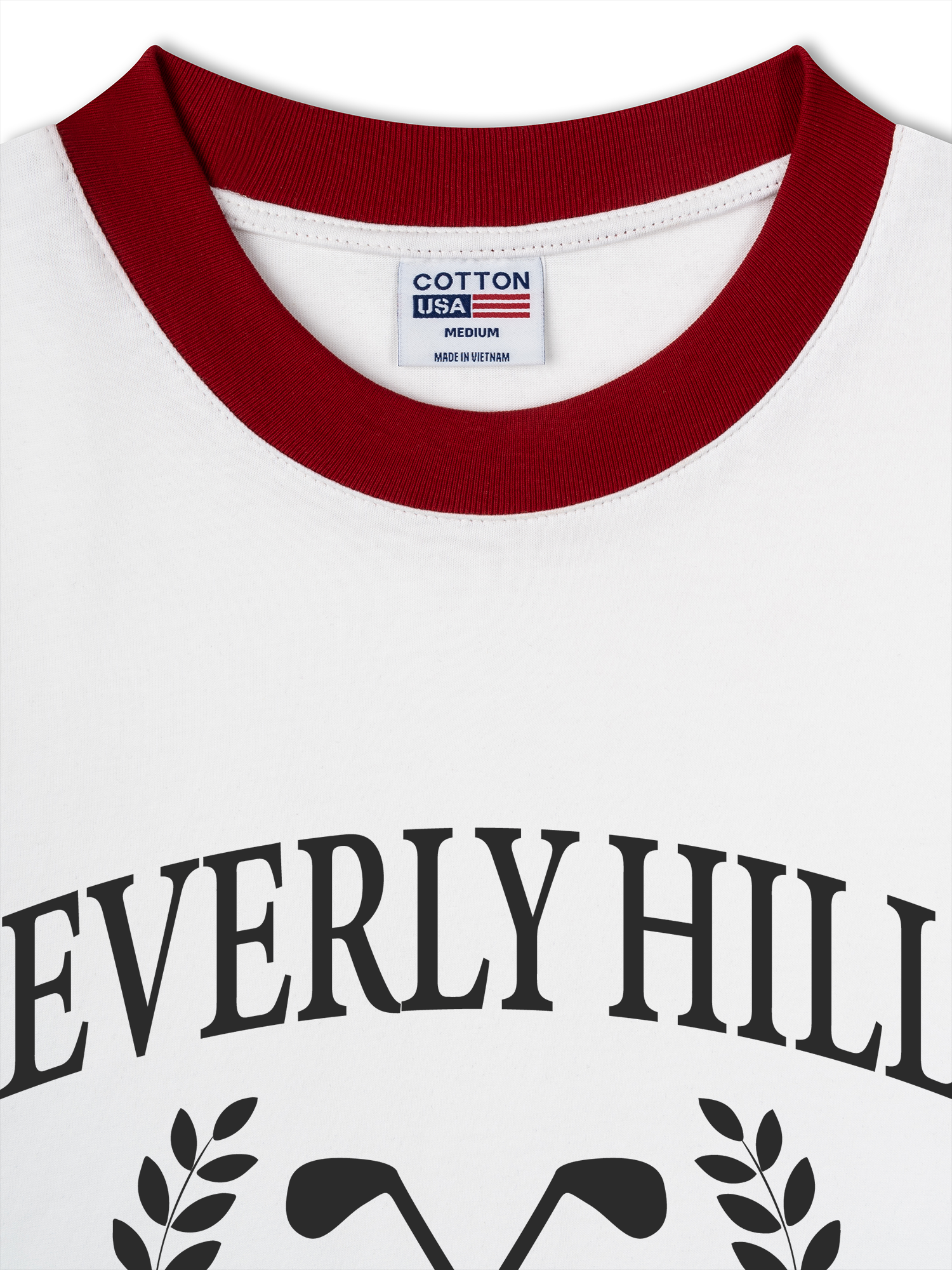 Áo Thun Ringer Relaxed Fit Golf Beverly Hills