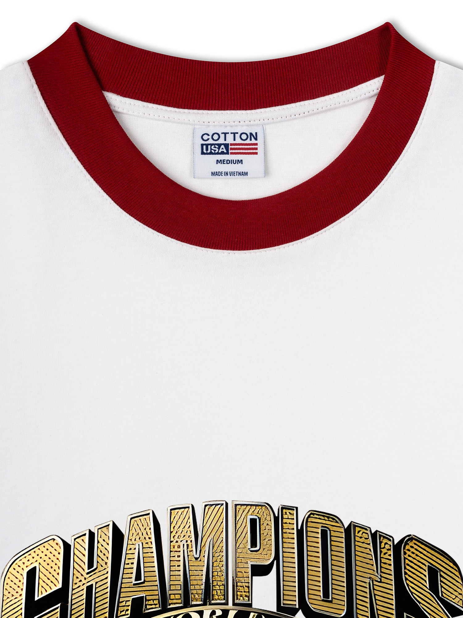 Áo Thun Ringer Relaxed Fit Champions Born To Win