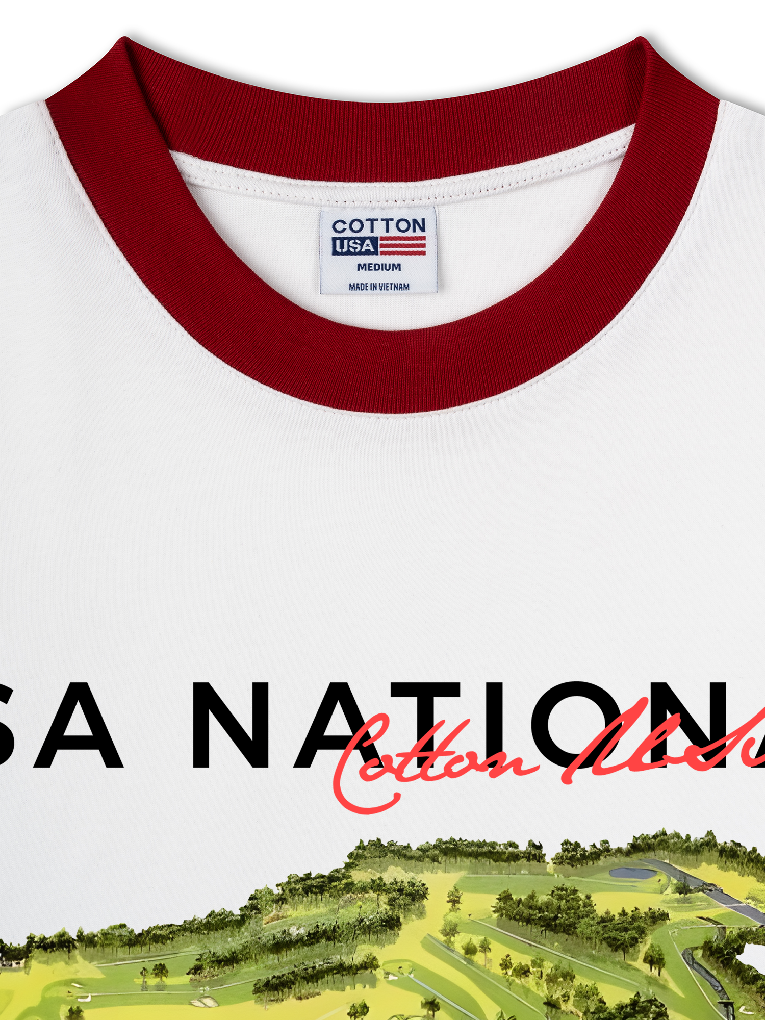 Áo Thun Ringer Relaxed Fit Golf National Master