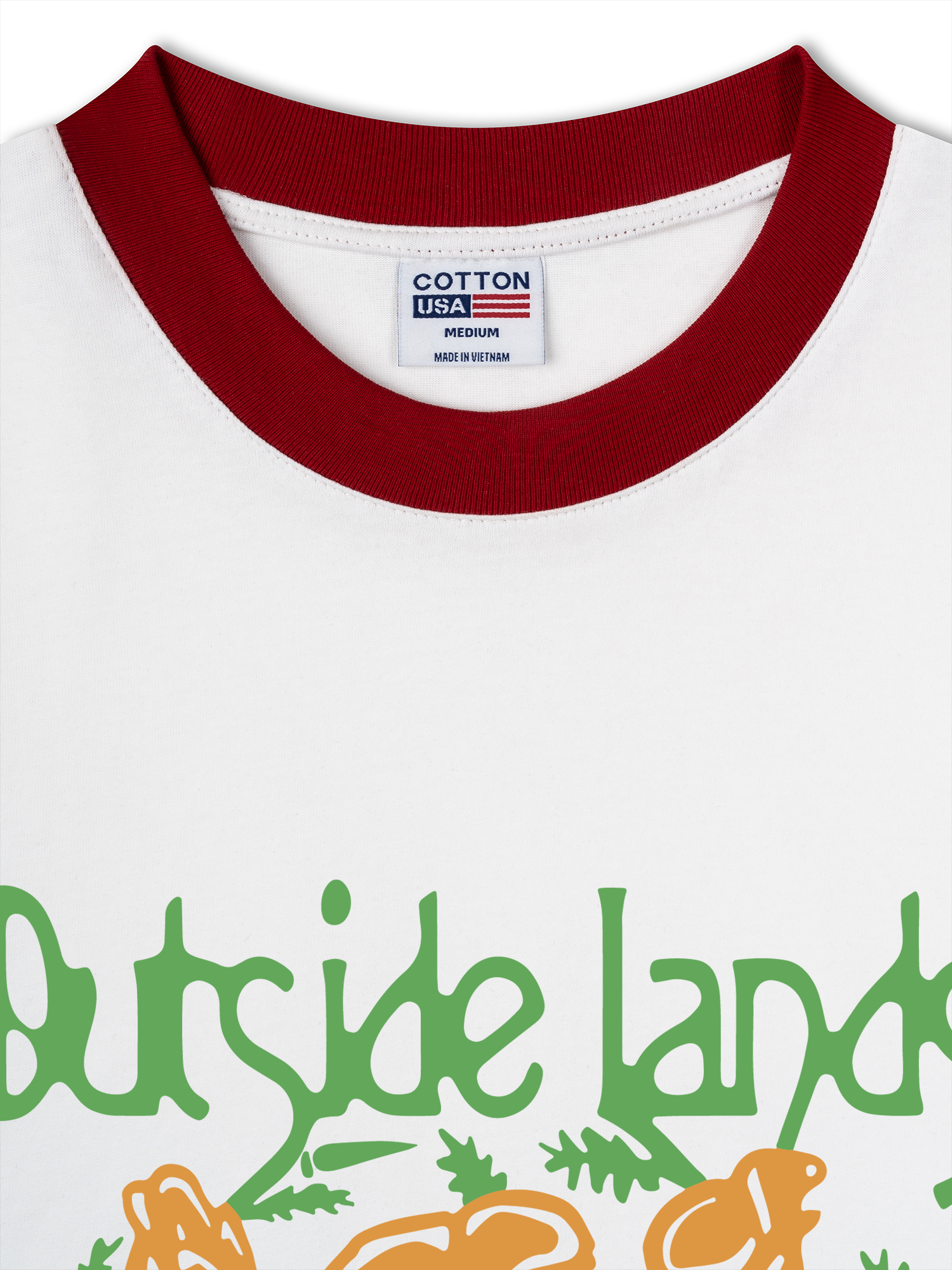 Áo Thun Ringer Relaxed Fit Floral Outside Lands