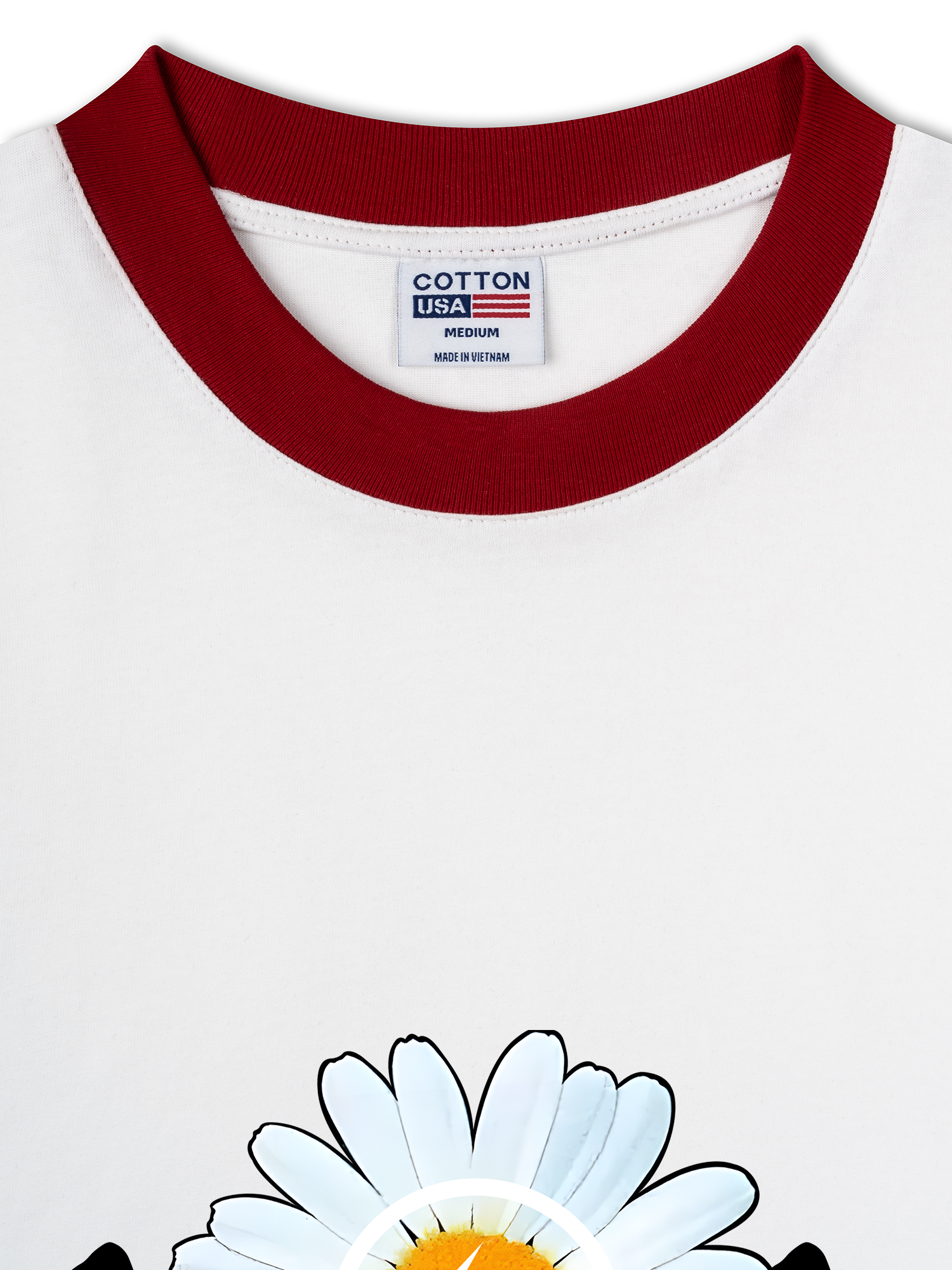 Áo Thun Ringer Relaxed Fit Floral One Of A Kind