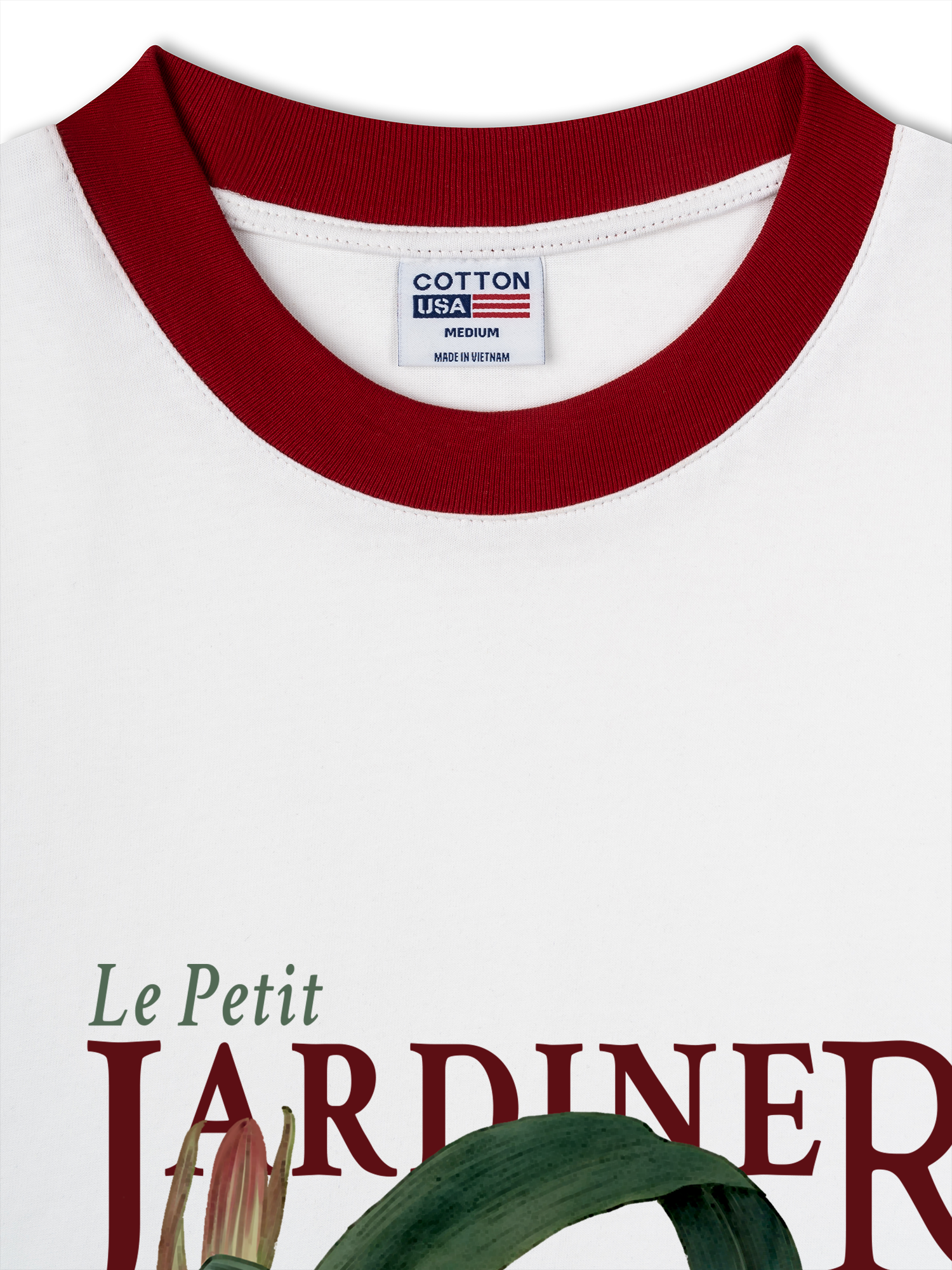 Áo Thun Ringer Relaxed Fit Le Petit Jardiner