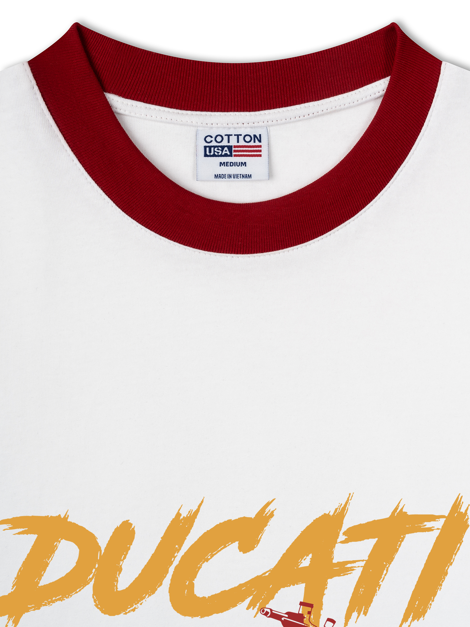 Áo Thun Ringer Relaxed Fit Ducati Spirit