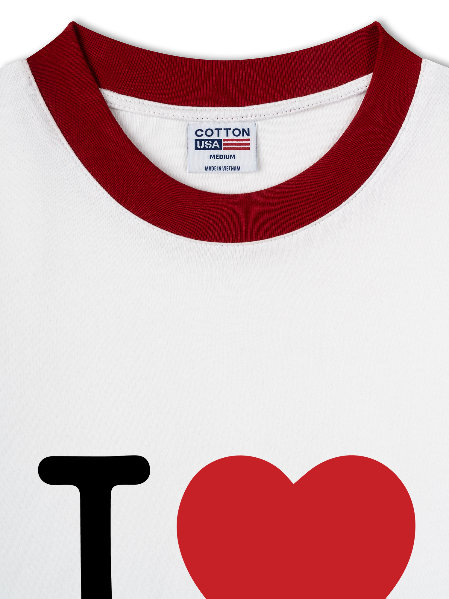 Áo Thun Ringer Relaxed Fit City I love NY