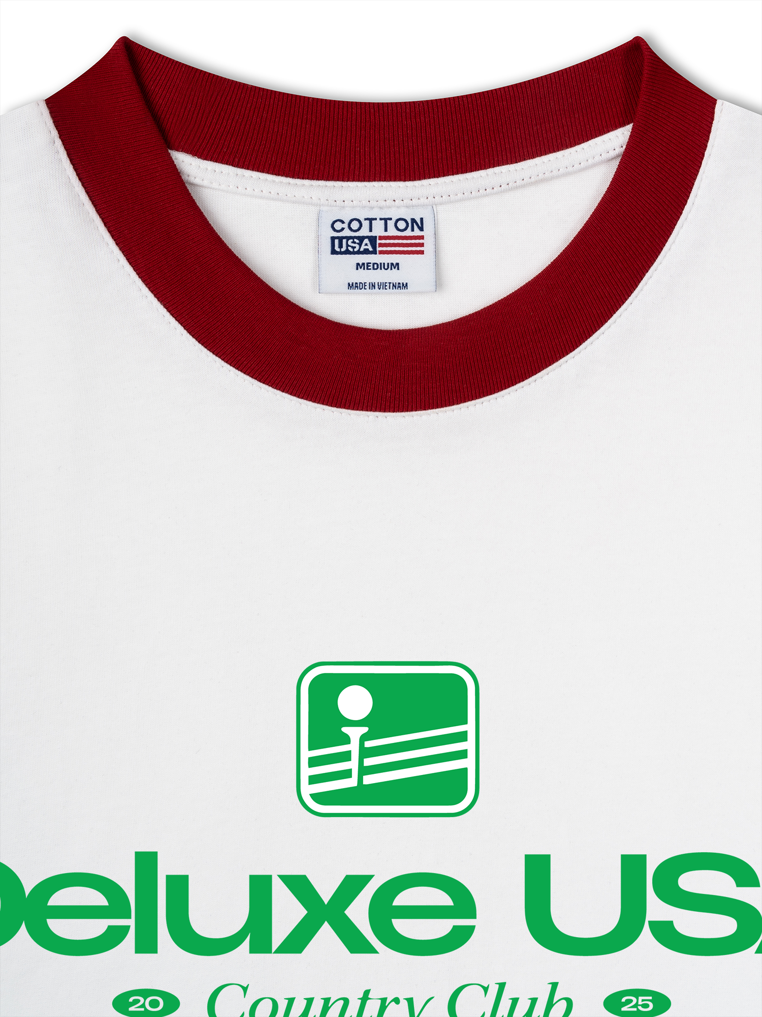 Áo Thun Ringer Relaxed Fit Golf Deluxe Country Club