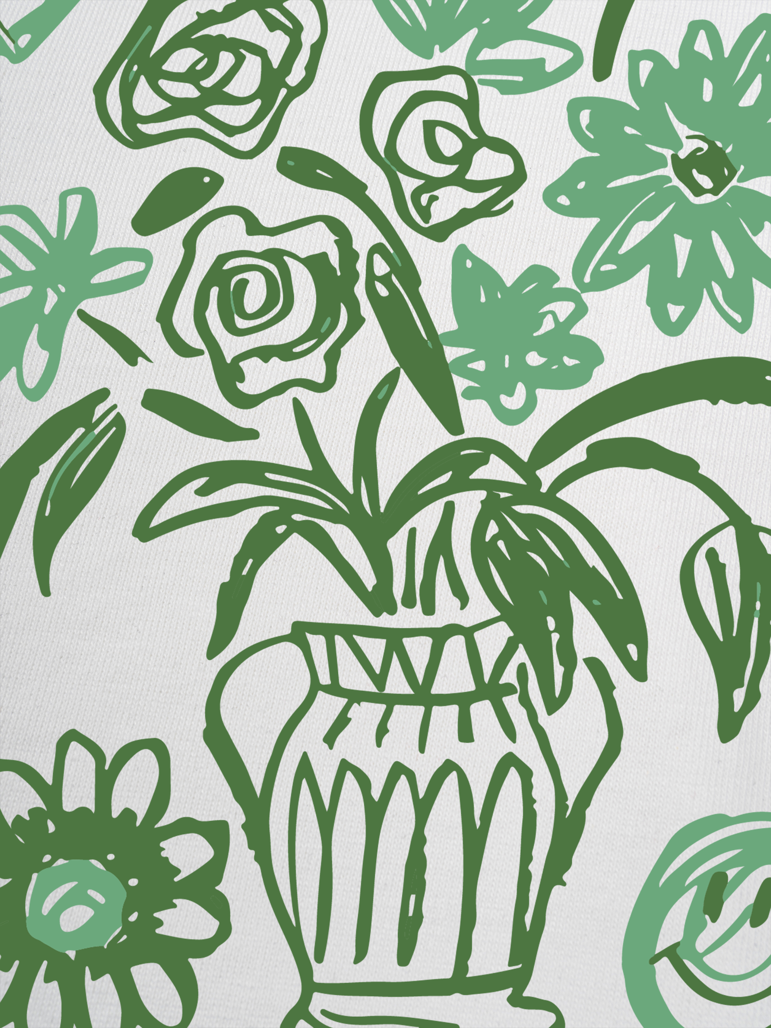 Áo Thun Ringer Relaxed Fit Floral Artiste Des Fleurs