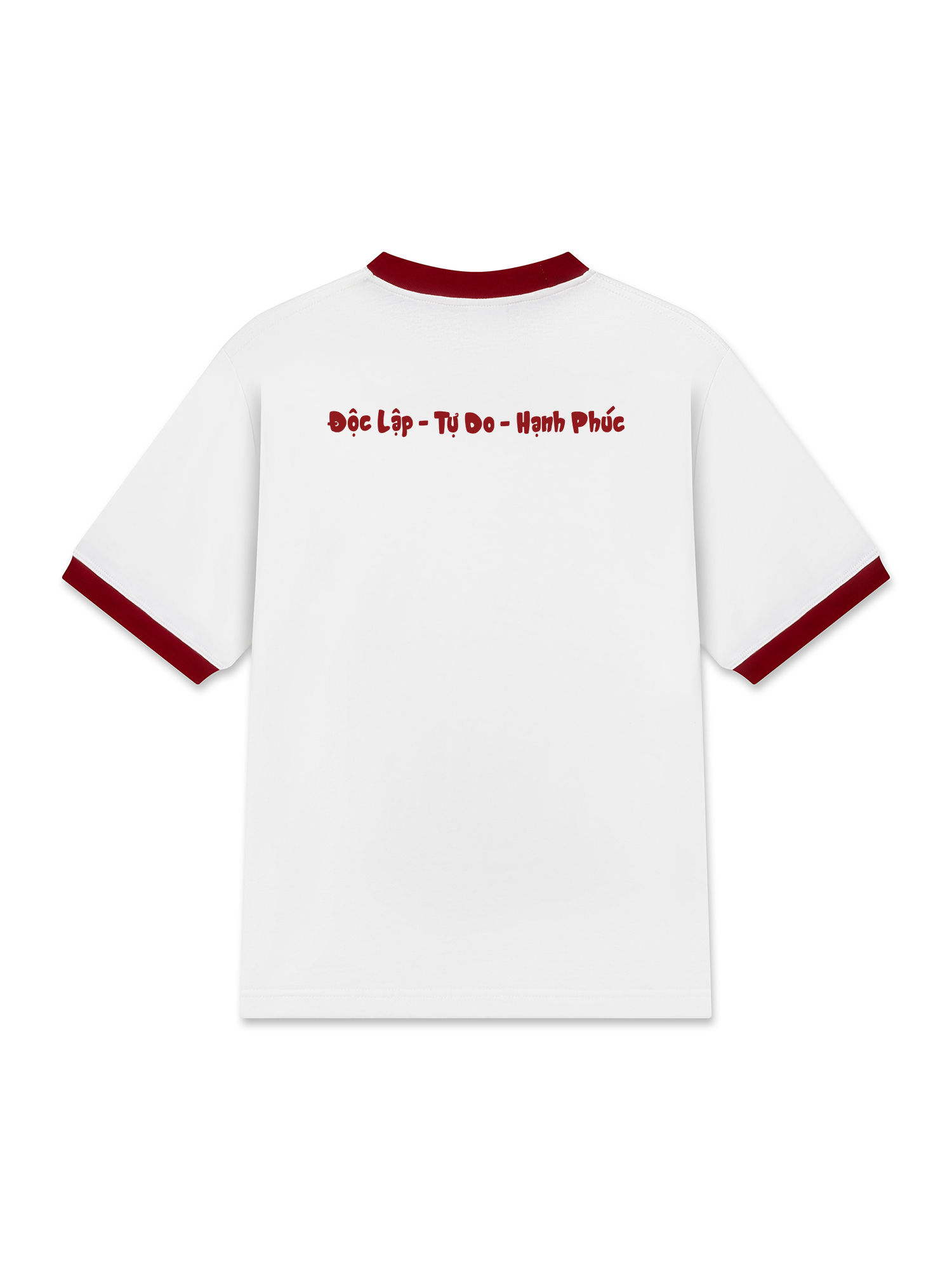 Áo Thun Ringer Relaxed Fit Độc Lập - Tự Do - Hạnh Phúc 2