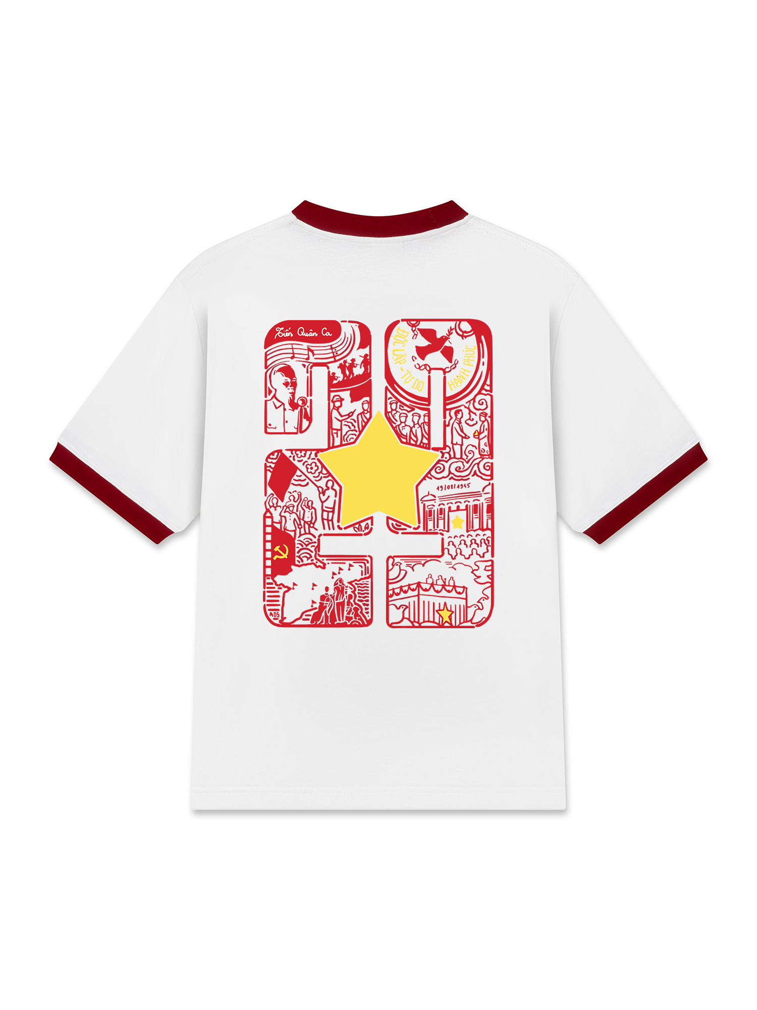 Áo Thun Ringer Relaxed Fit Quốc Khánh 02.09