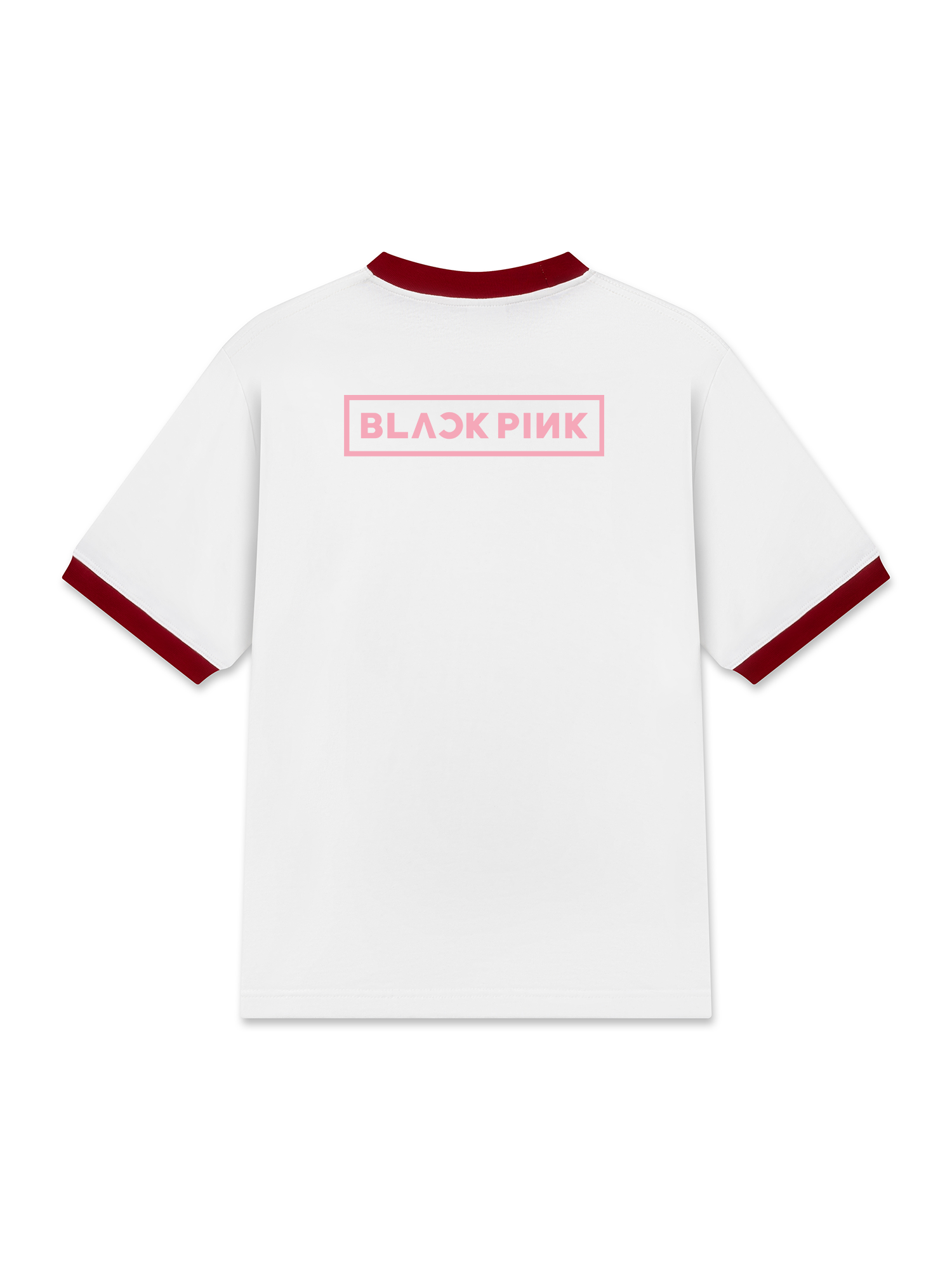 Áo Thun Ringer Relaxed Fit Black Pink Jump