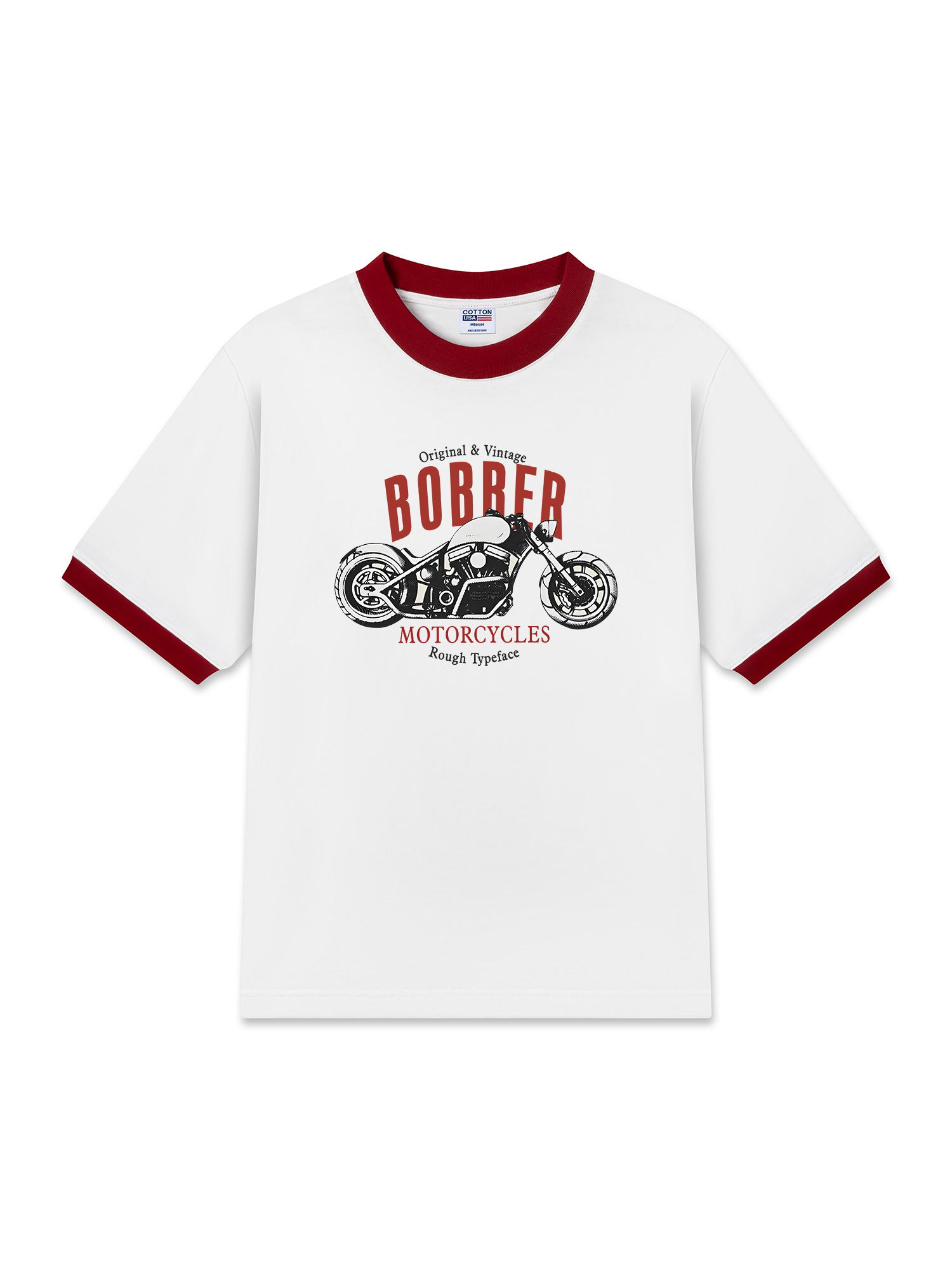 Áo Thun Ringer Relaxed Fit Original Vintage - BOBBER