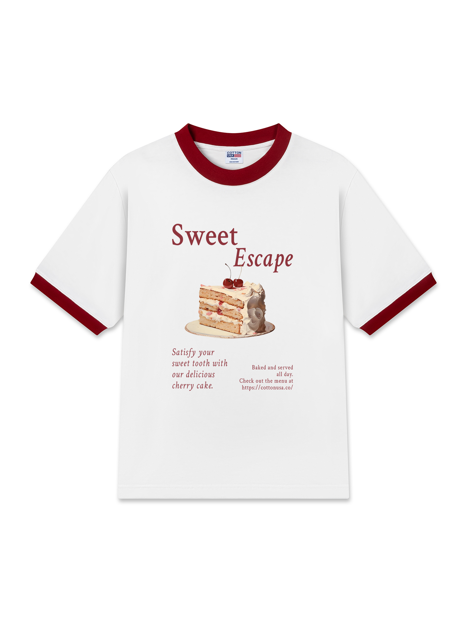 Áo Thun Ringer Relaxed Fit Tropical Sweet Escape