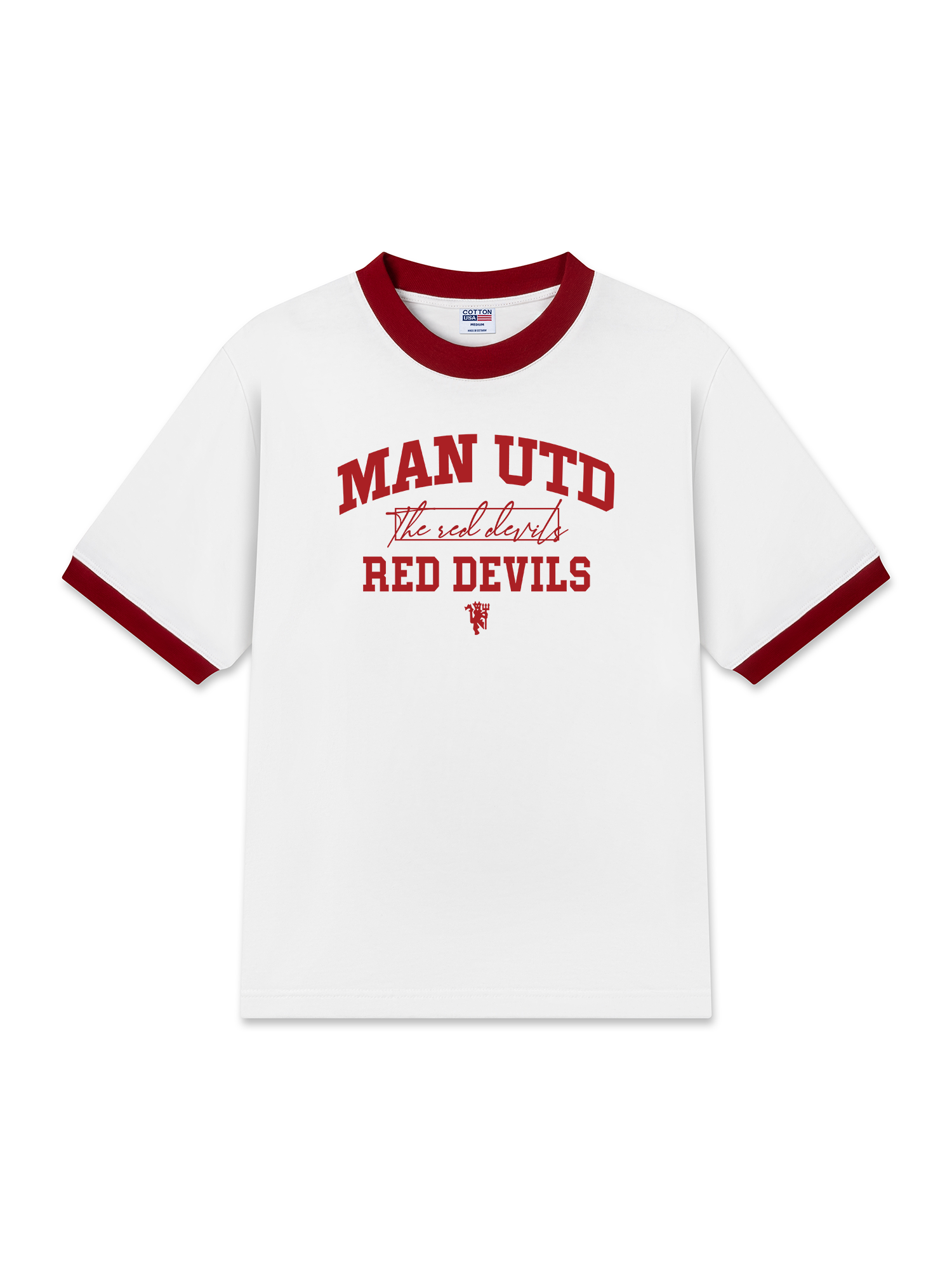 Áo Thun Ringer Relaxed Fit MAN UTD The Red Devils