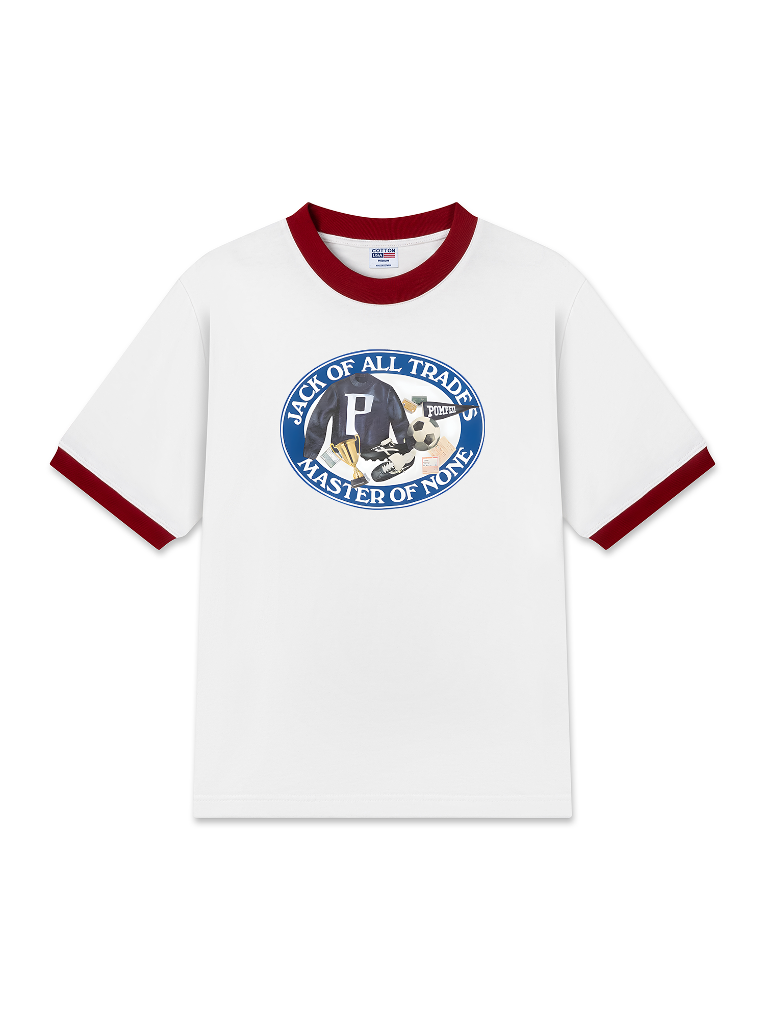 Áo Thun Ringer Relaxed Fit Soccer Master Of None