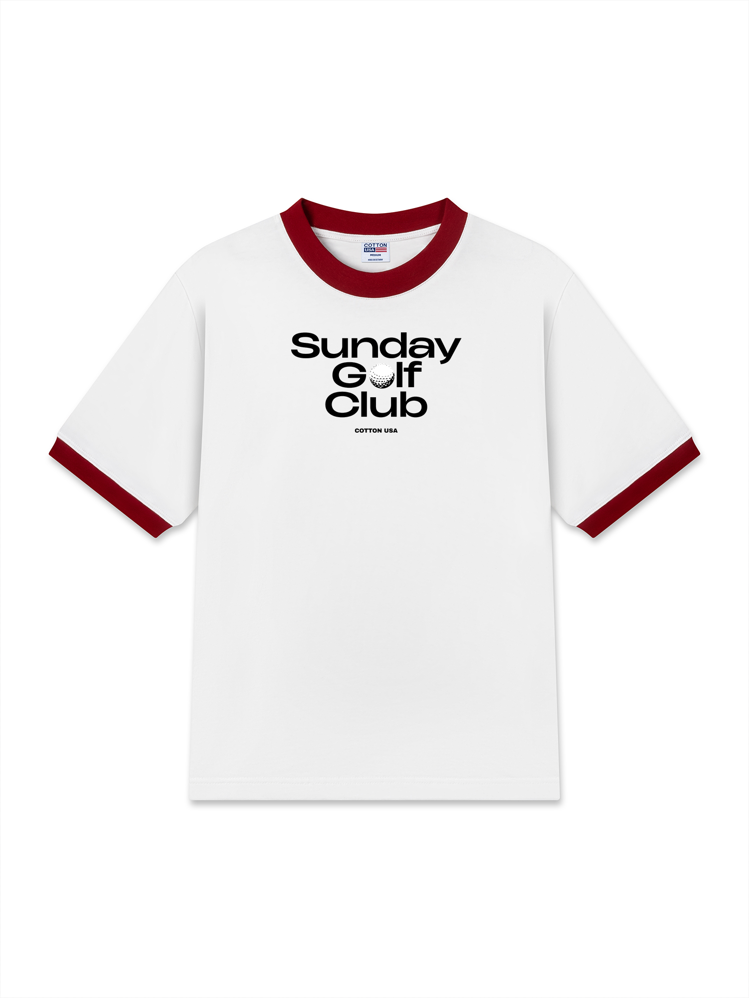 Áo Thun Ringer Relaxed Fit Golf Sunday Club