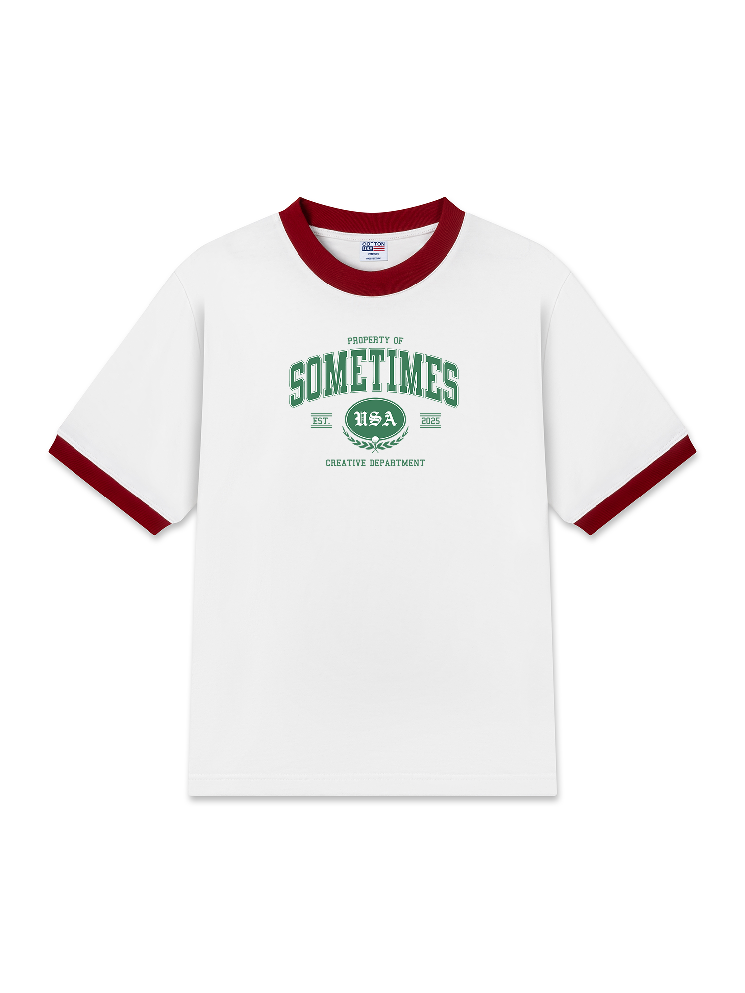 Áo Thun Ringer Relaxed Fit Golf Property Of Sometimes