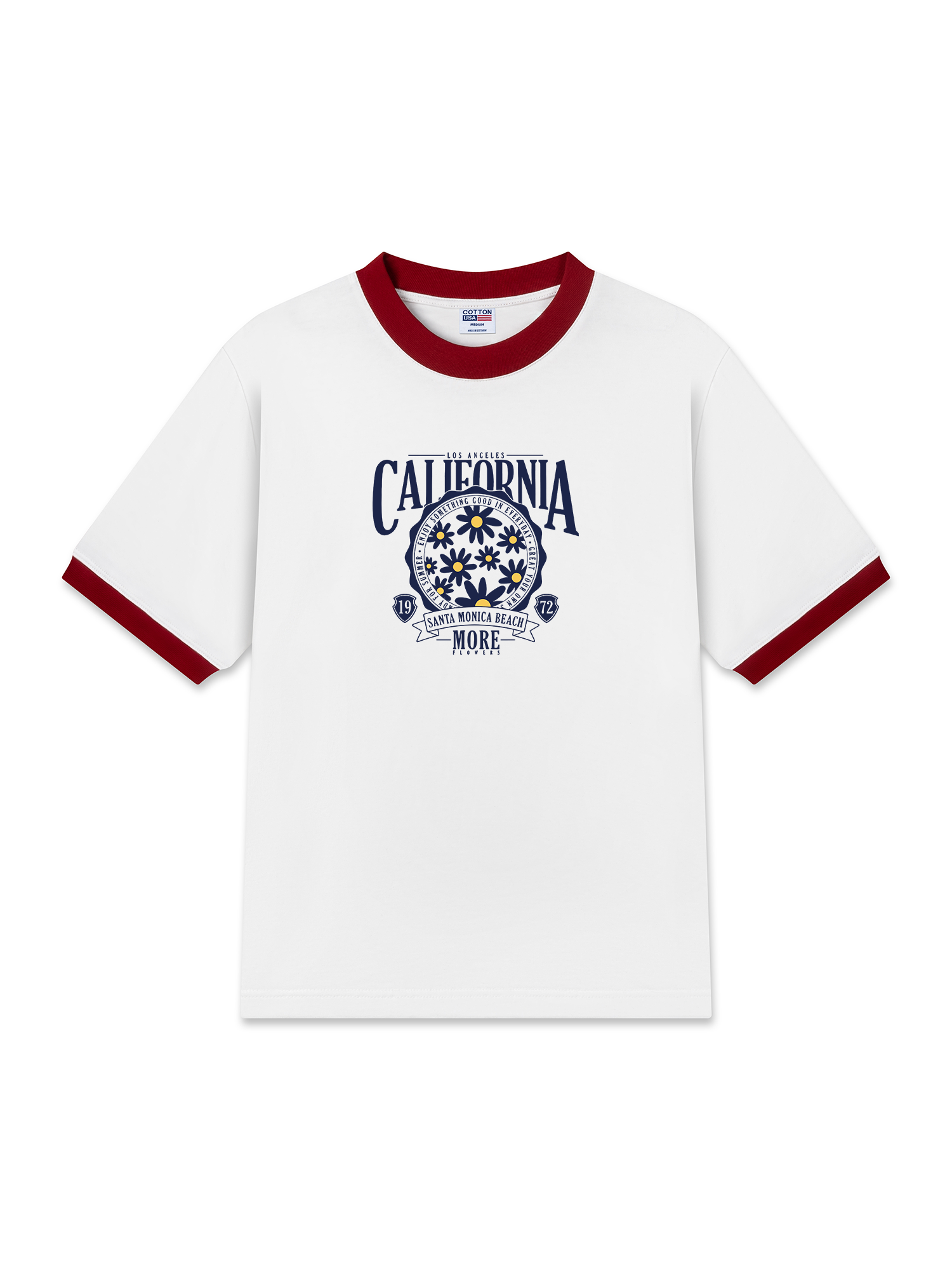 Áo Thun Ringer Relaxed Fit City Califonia