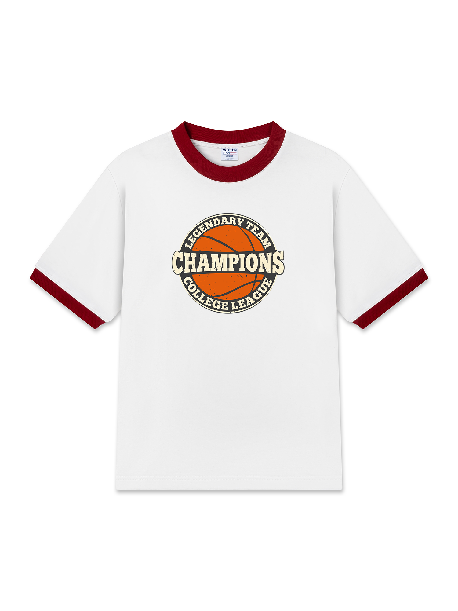 Áo Thun Ringer Relaxed Fit Champions Legendary Team