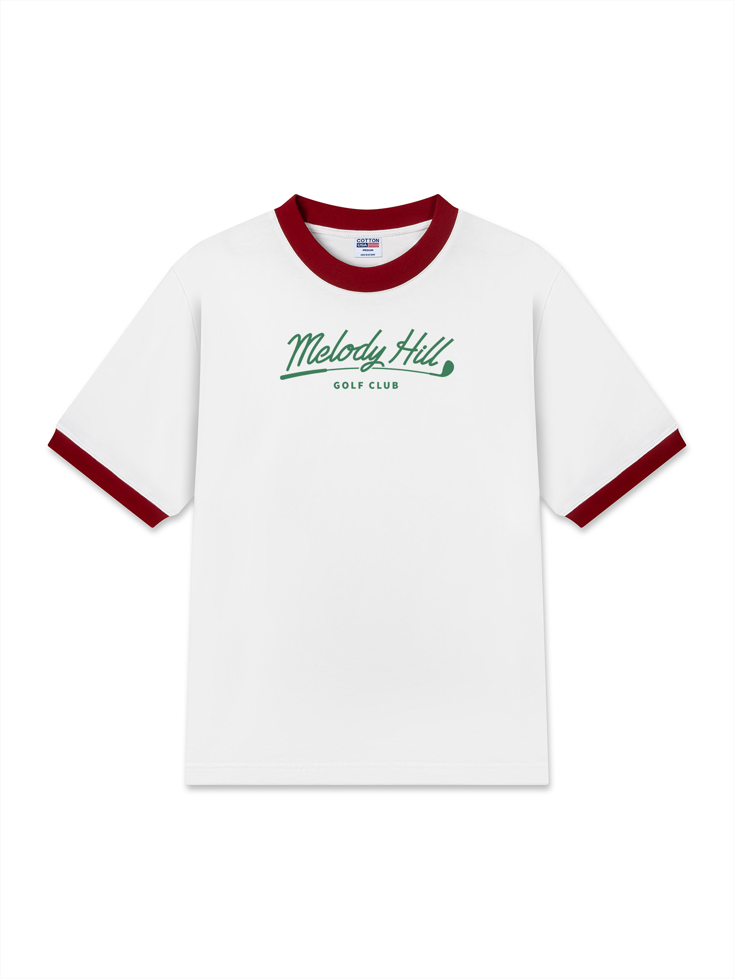 Áo Thun Ringer Relaxed Fit Golf Melody Hill