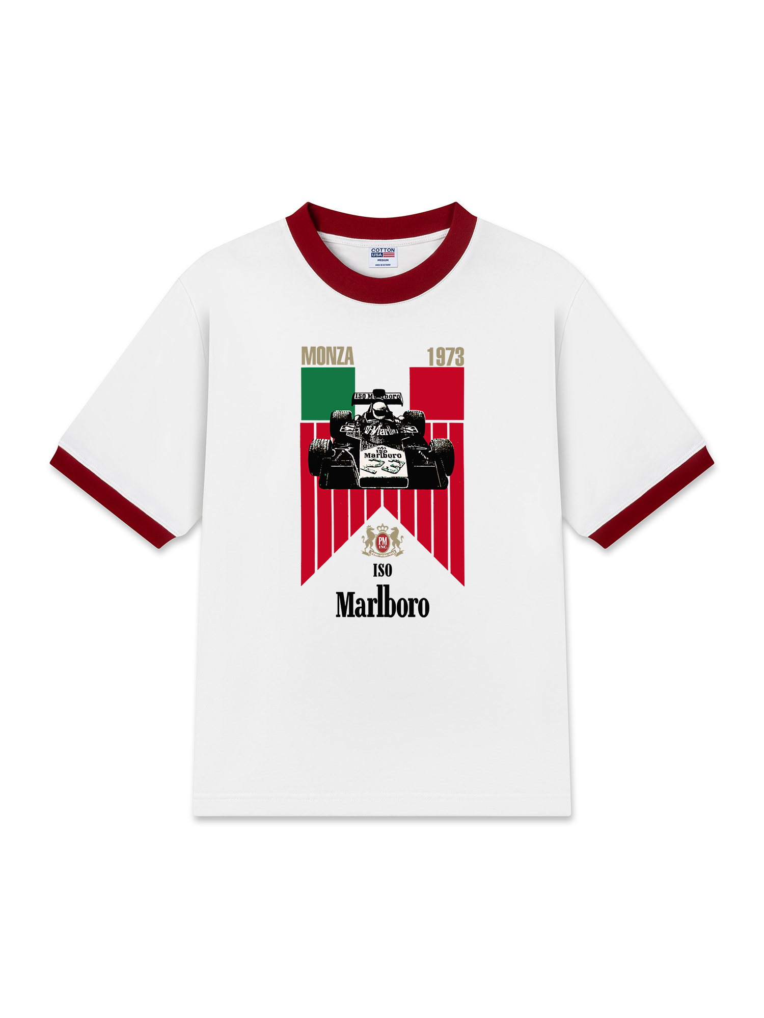 Áo Thun Ringer Relaxed Fit Marlboro Monza 1973