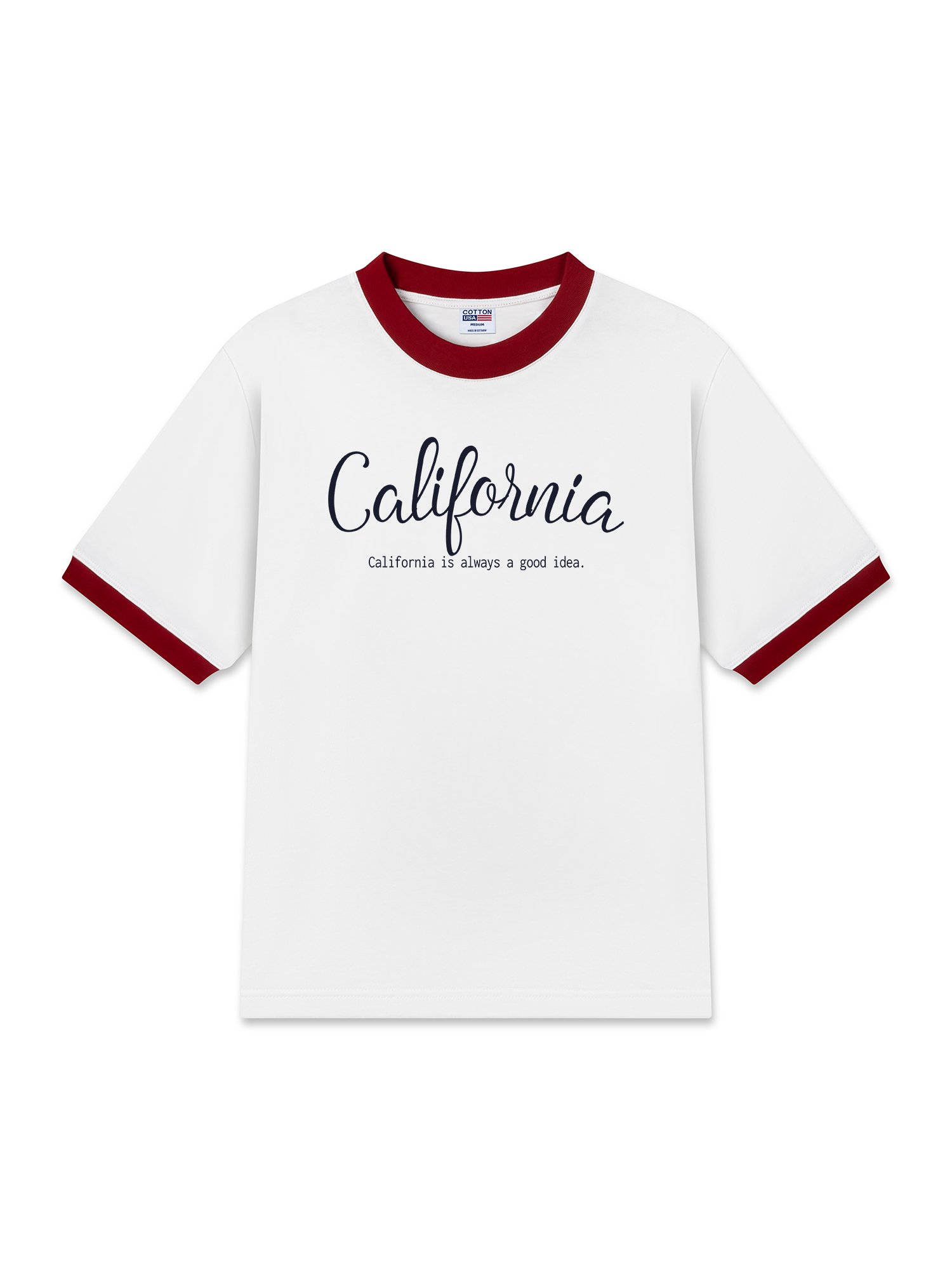 Áo Thun Ringer Relaxed Fit City Calofornia