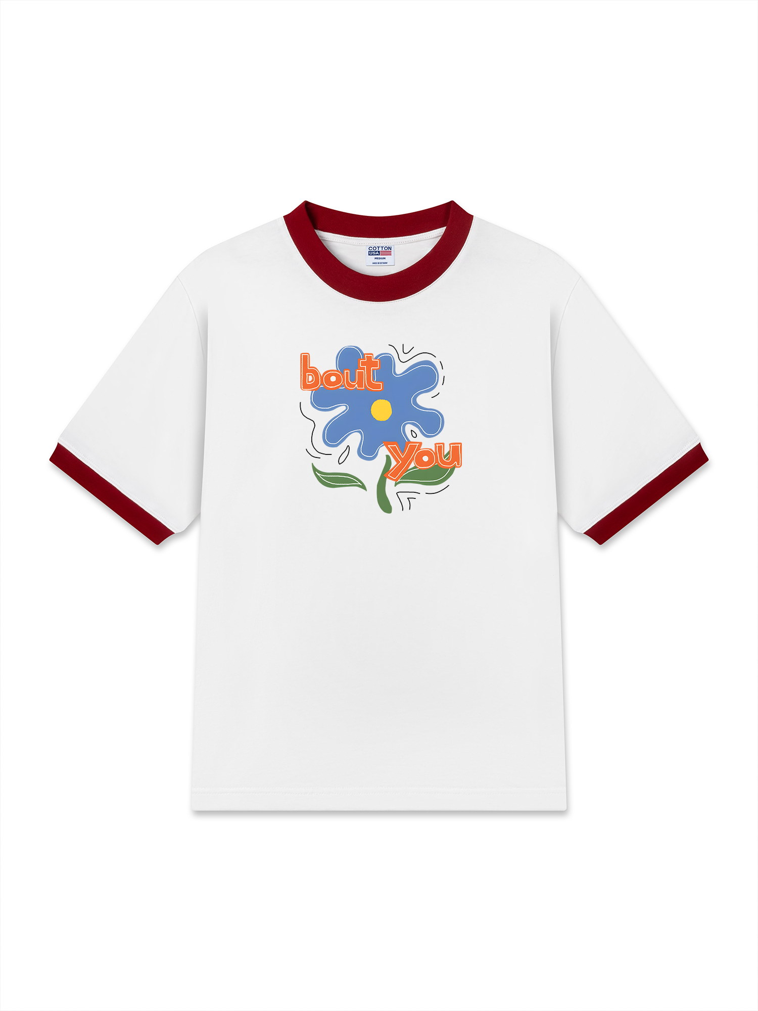 Áo Thun Ringer Relaxed Fit Bout You