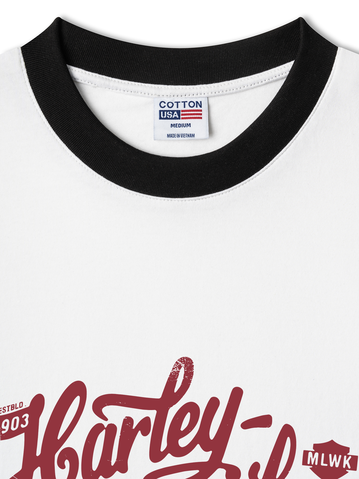 Áo Thun Ringer Relaxed Fit  Ride the Legend