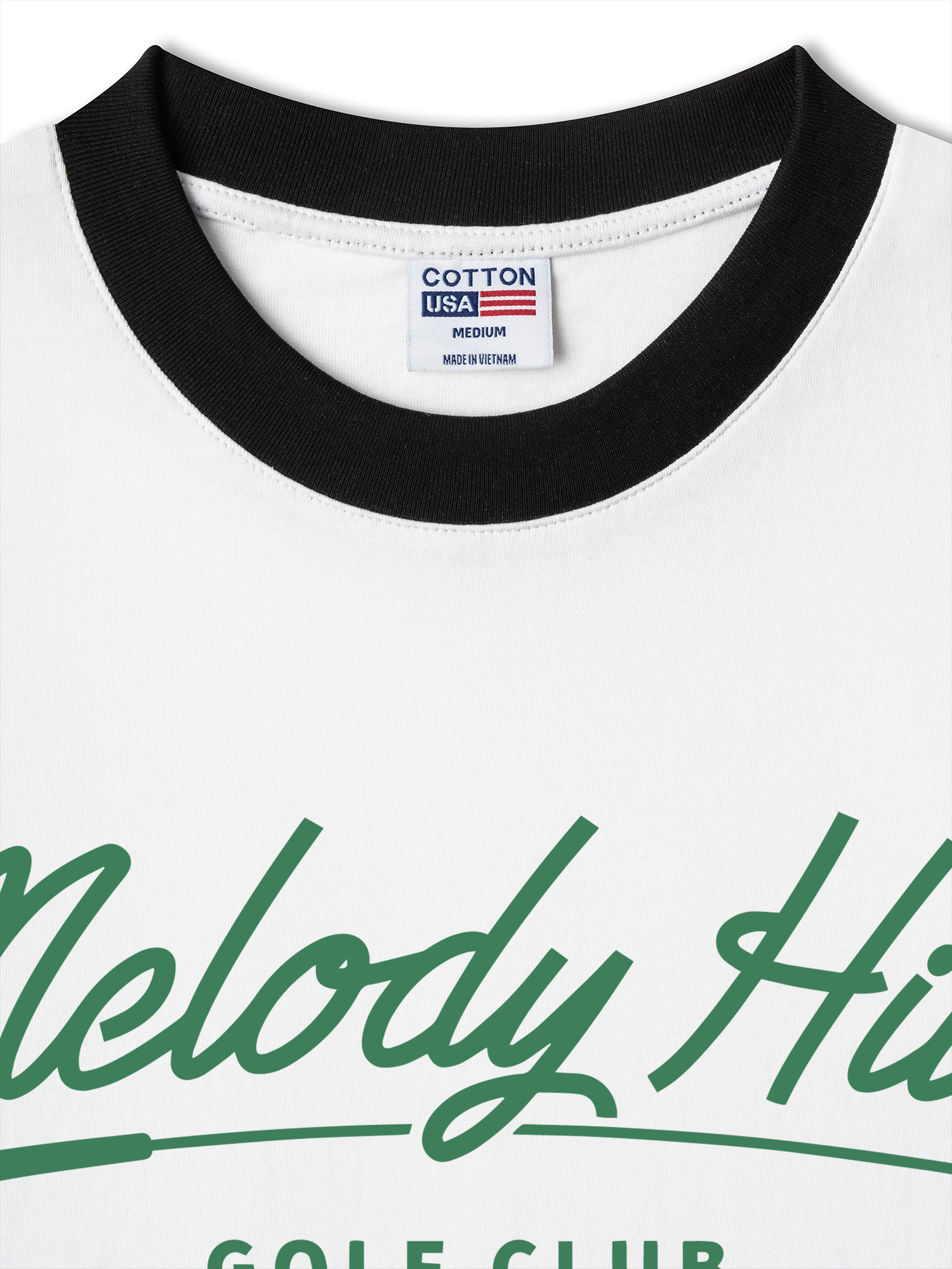 Áo Thun Ringer Relaxed Fit Golf Melody Hill