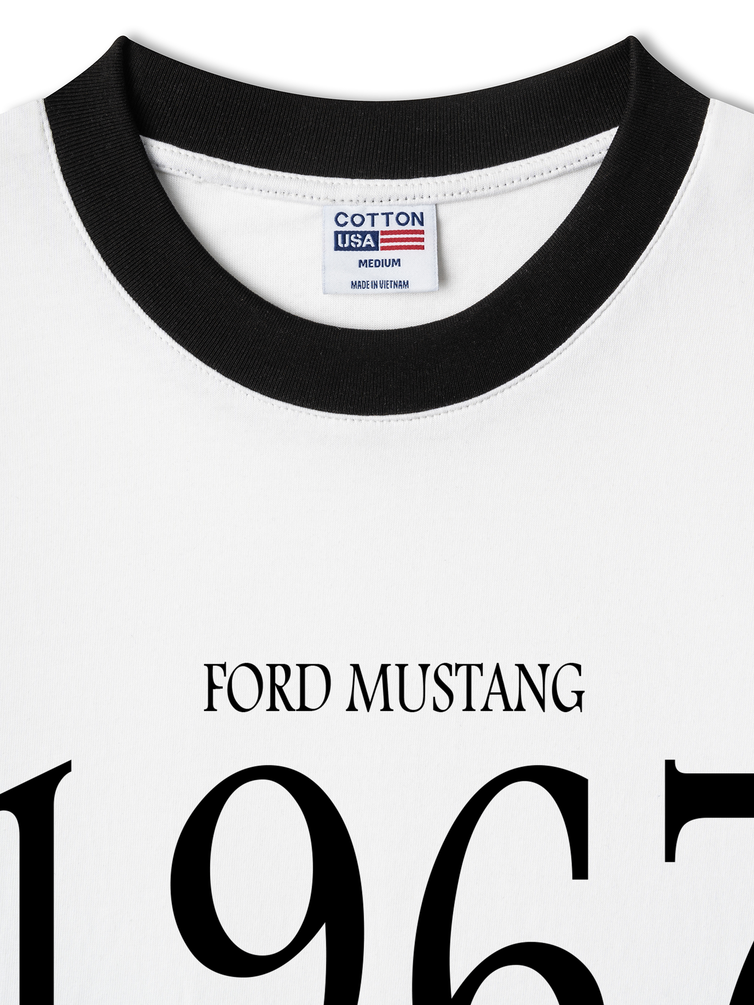 Áo Thun Ringer Relaxed Fit Mustang 1967