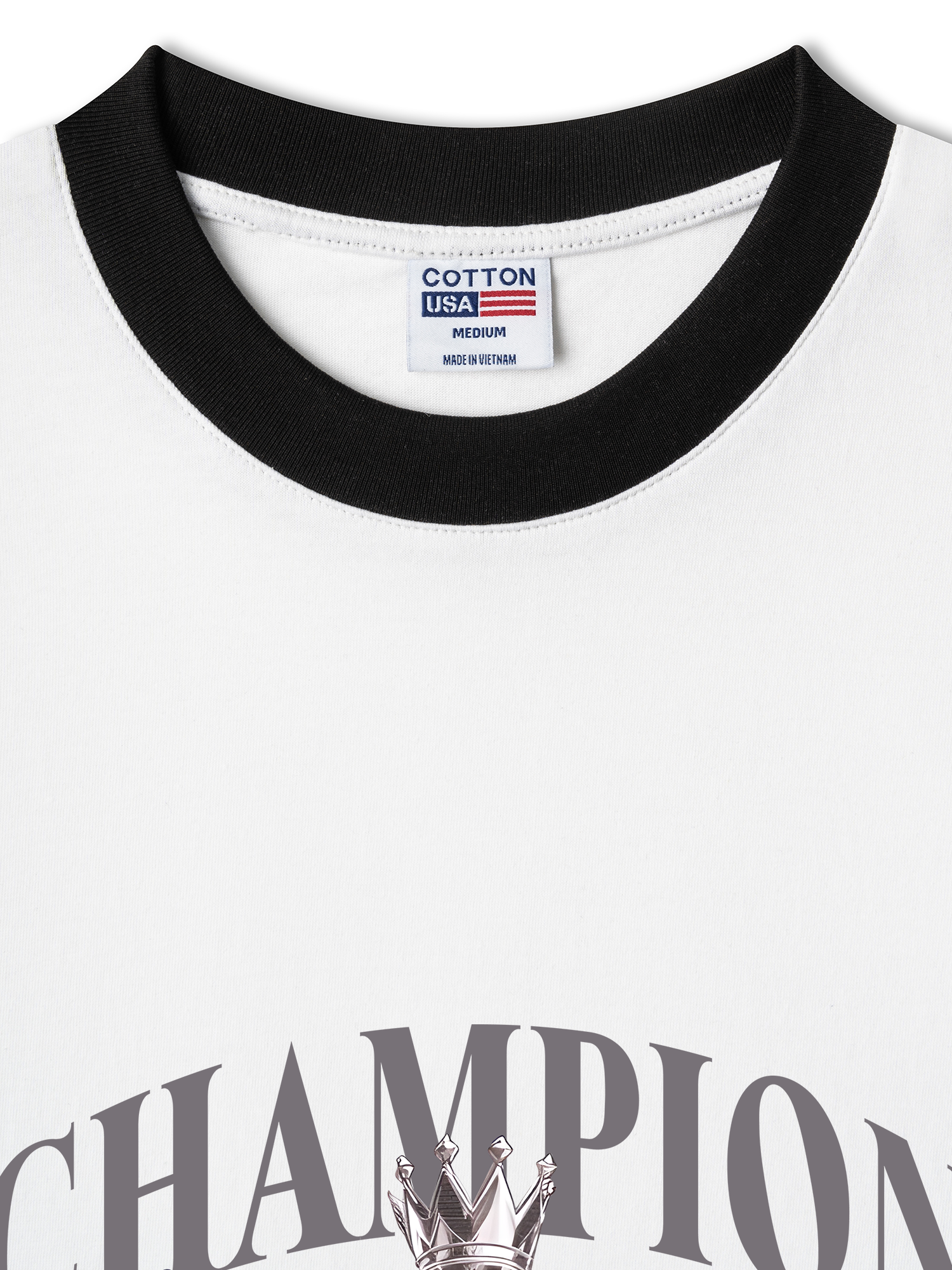 Áo Thun Ringer Relaxed Fit Champions Royal Team