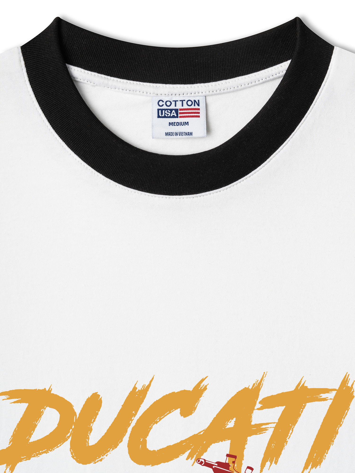 Áo Thun Ringer Relaxed Fit Ducati Spirit