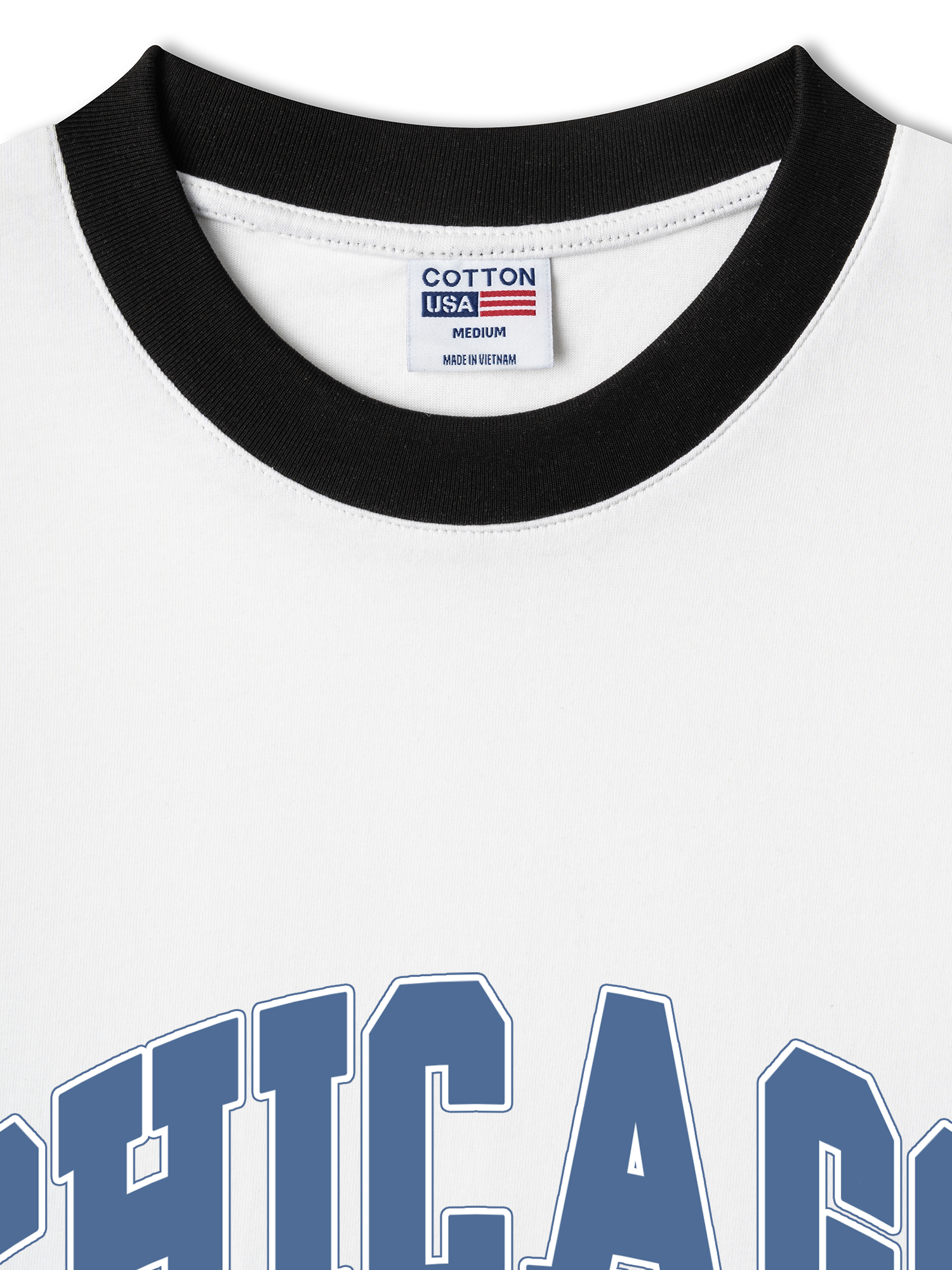 Áo Thun Ringer Relaxed Fit City Chicago