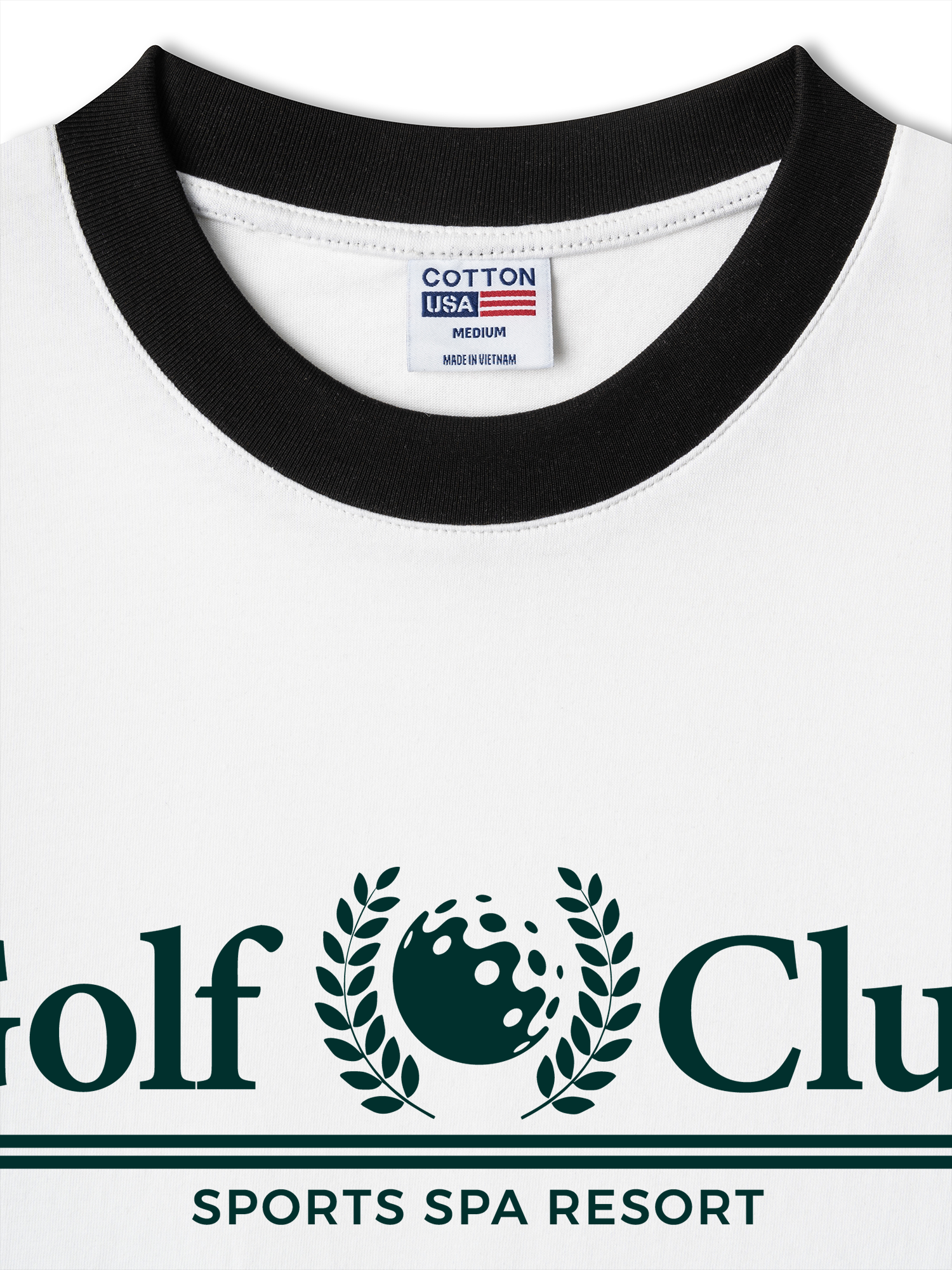 Áo Thun Ringer Relaxed Fit Golf Sports Spa Resort