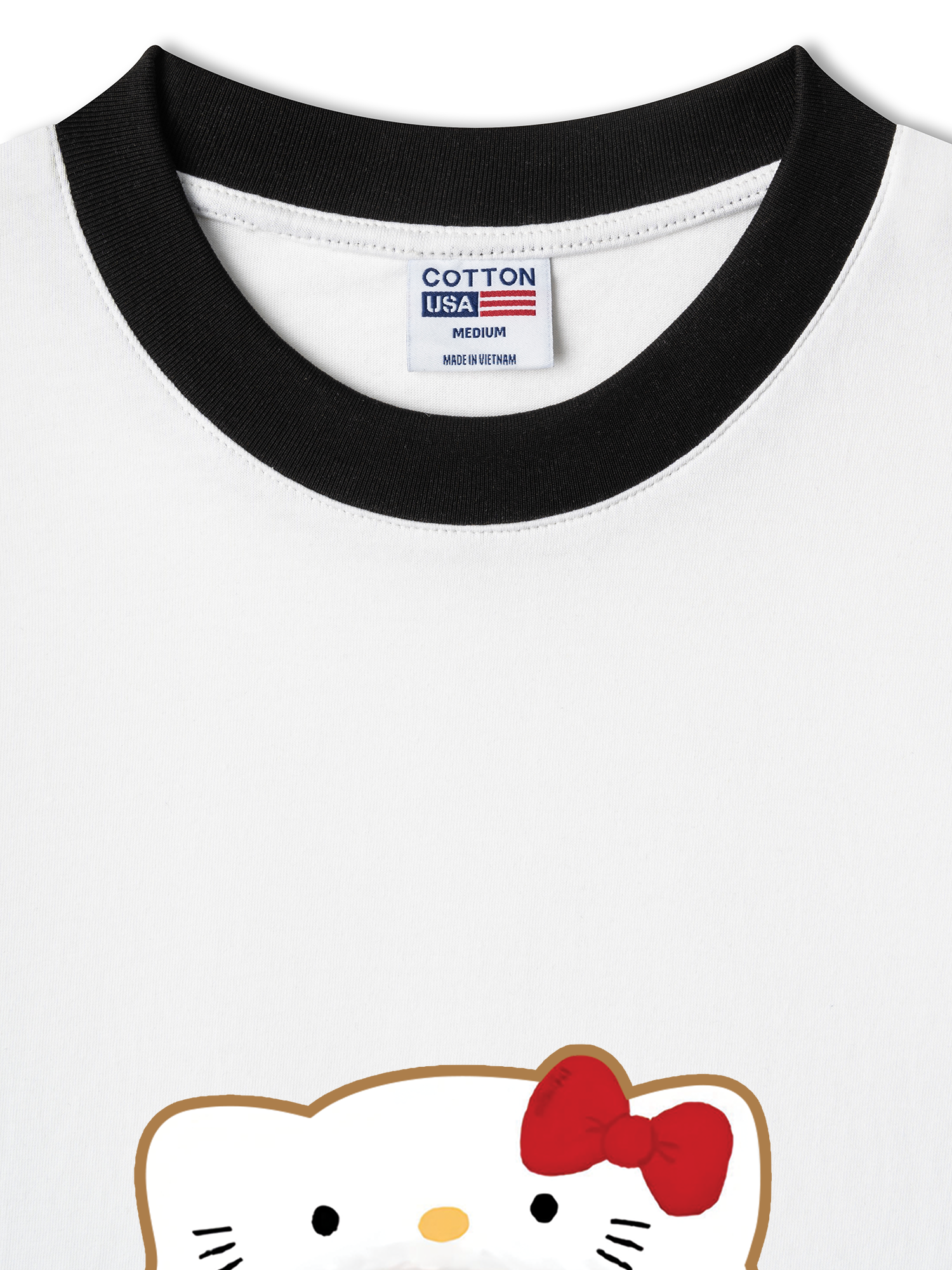 Áo Thun Ringer Relaxed Fit Sweetie Bear