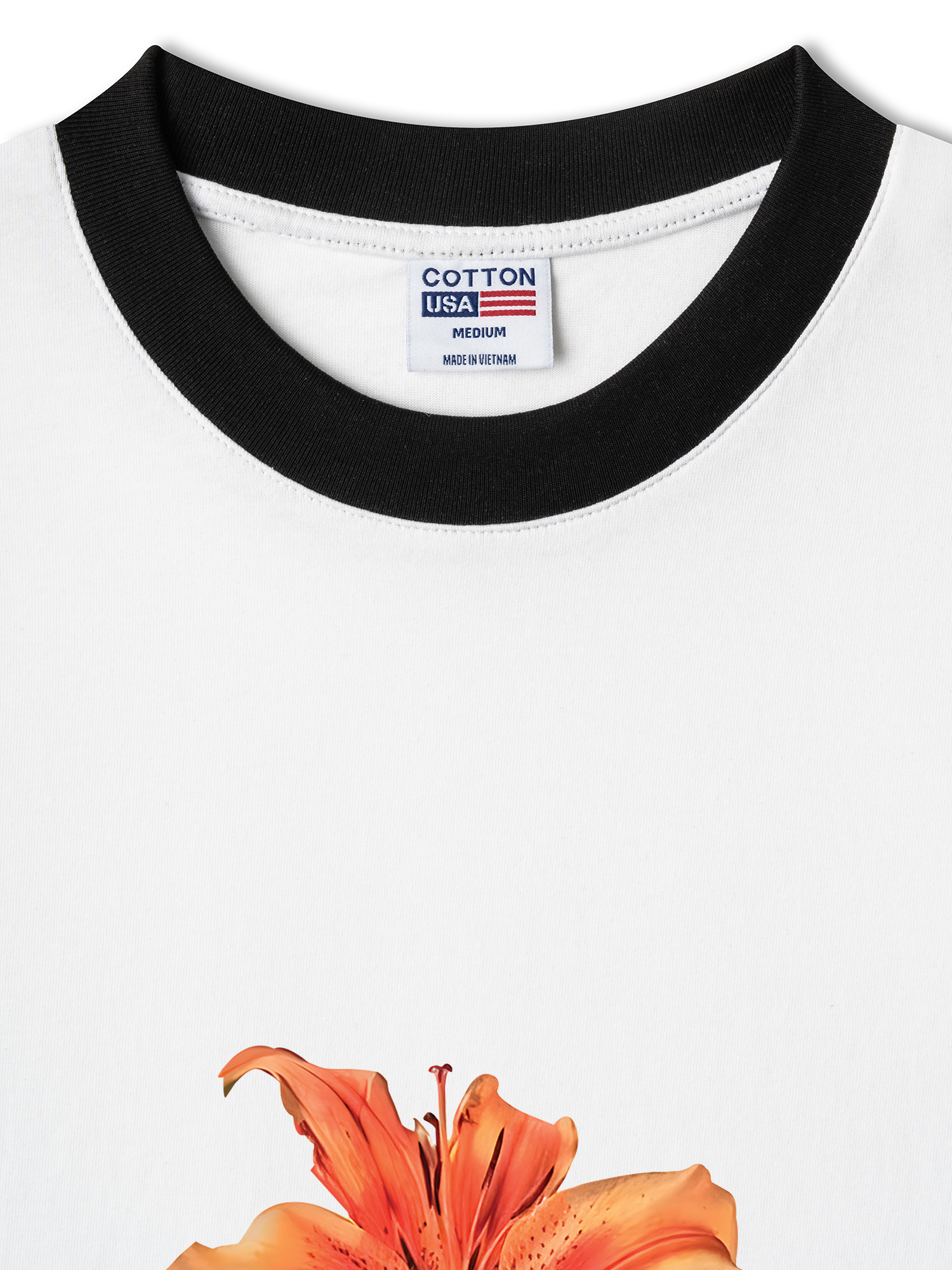 Áo Thun Ringer Relaxed Fit Floral Dream