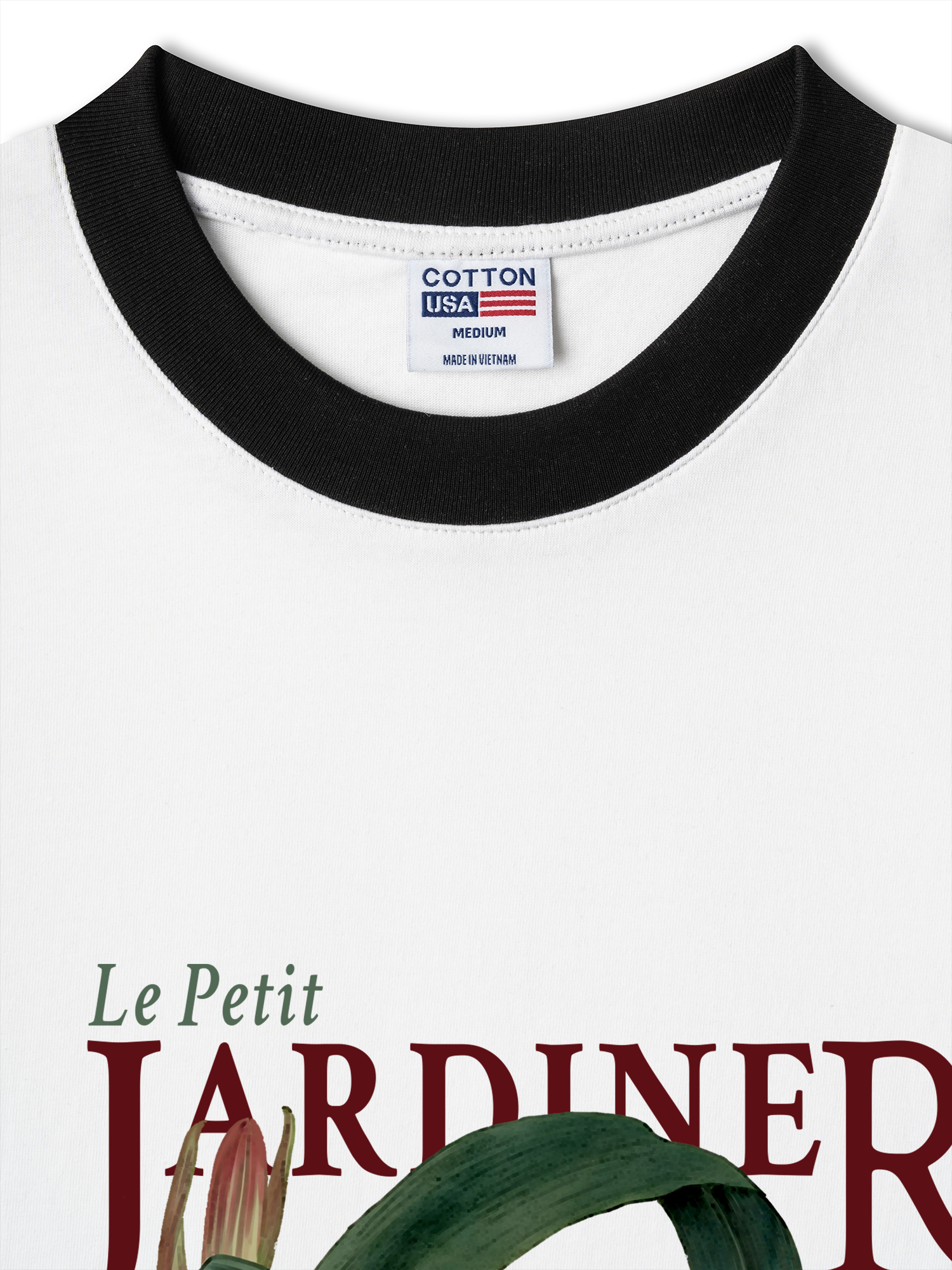 Áo Thun Ringer Relaxed Fit Le Petit Jardiner