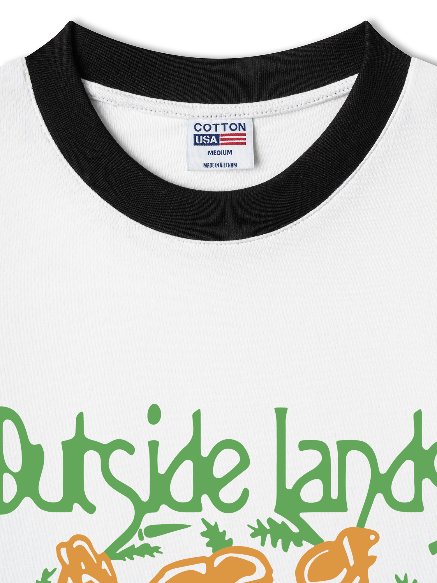 Áo Thun Ringer Relaxed Fit Floral Outside Lands