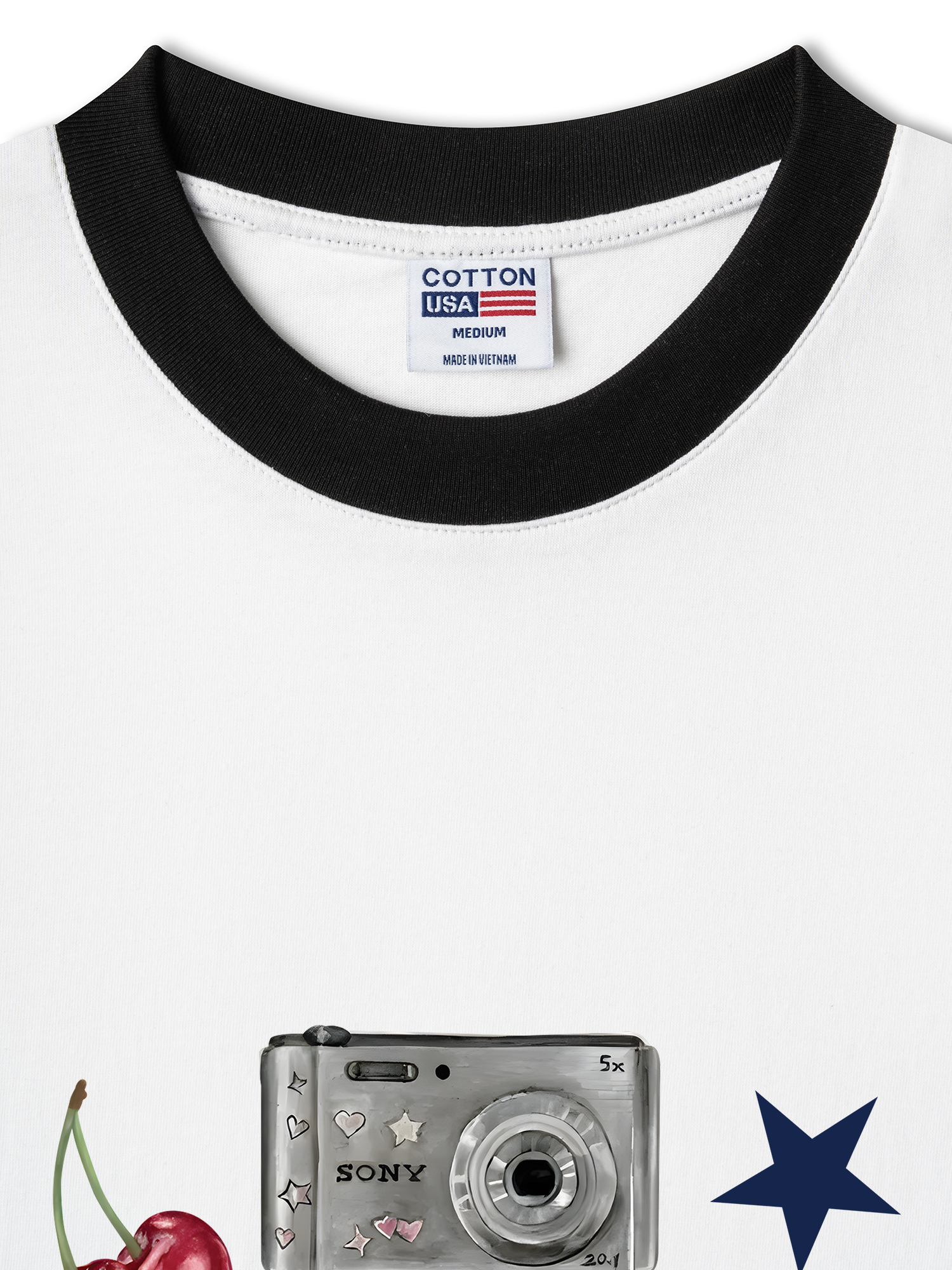 Áo Thun Ringer Relaxed Fit Baseball Cute Things