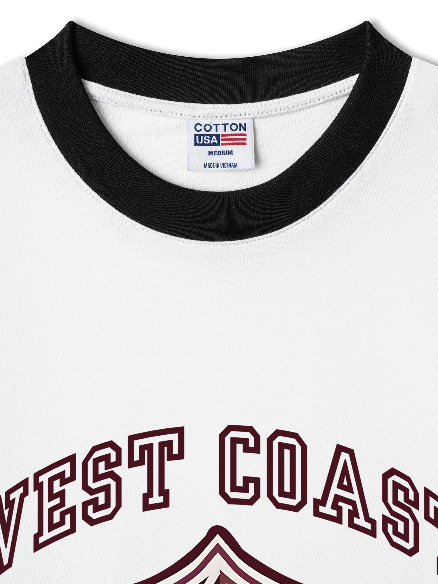 Áo Thun Ringer Relaxed Fit City WestCoast