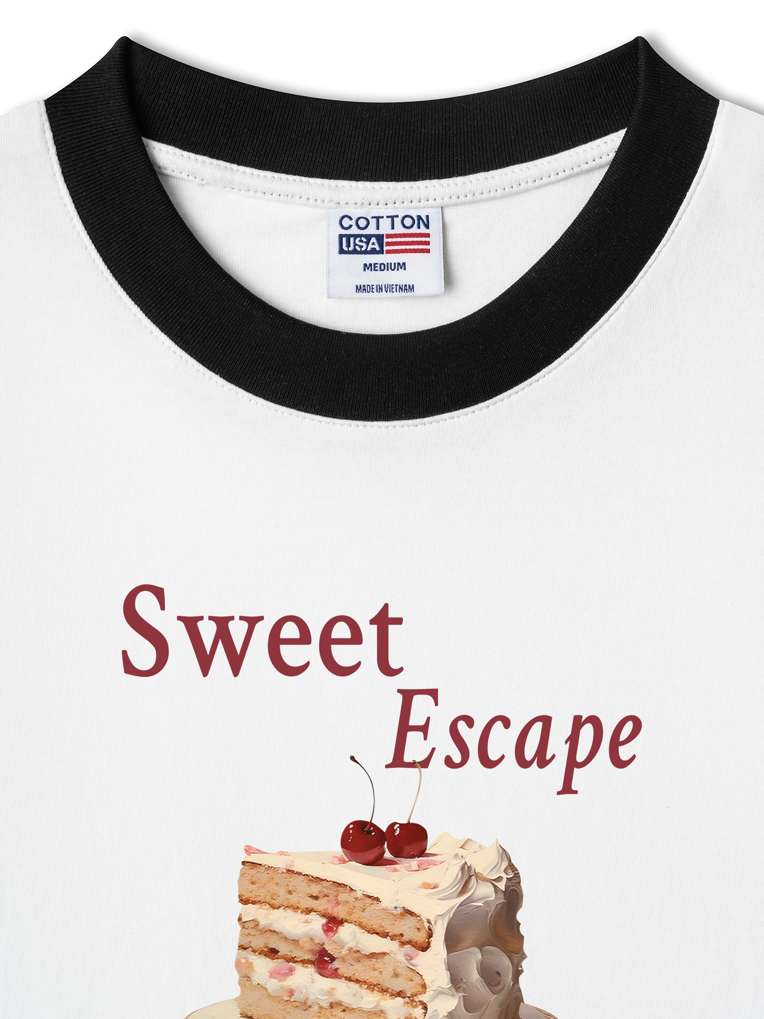 Áo Thun Ringer Relaxed Fit Tropical Sweet Escape