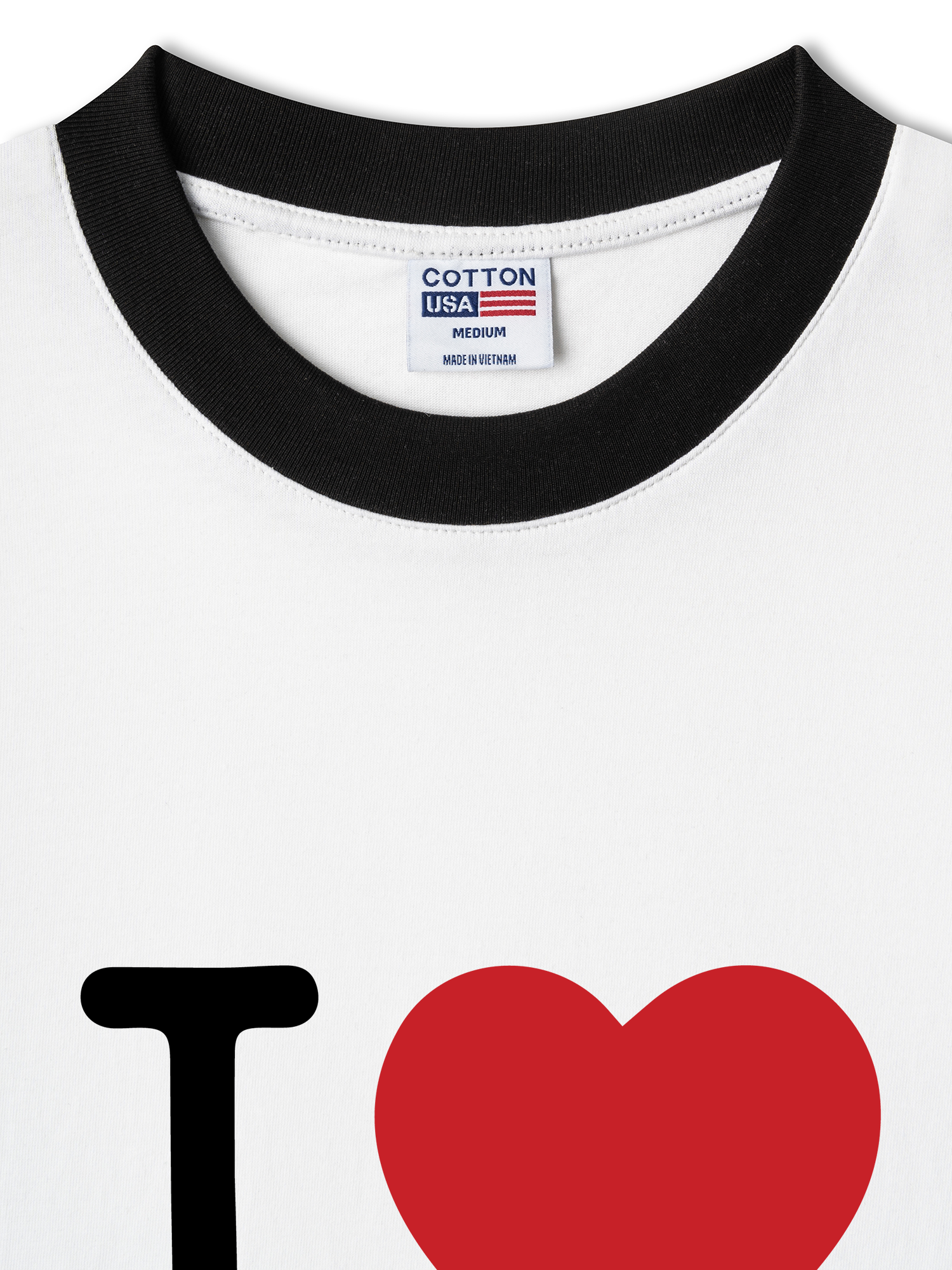 Áo Thun Ringer Relaxed Fit City I love NY