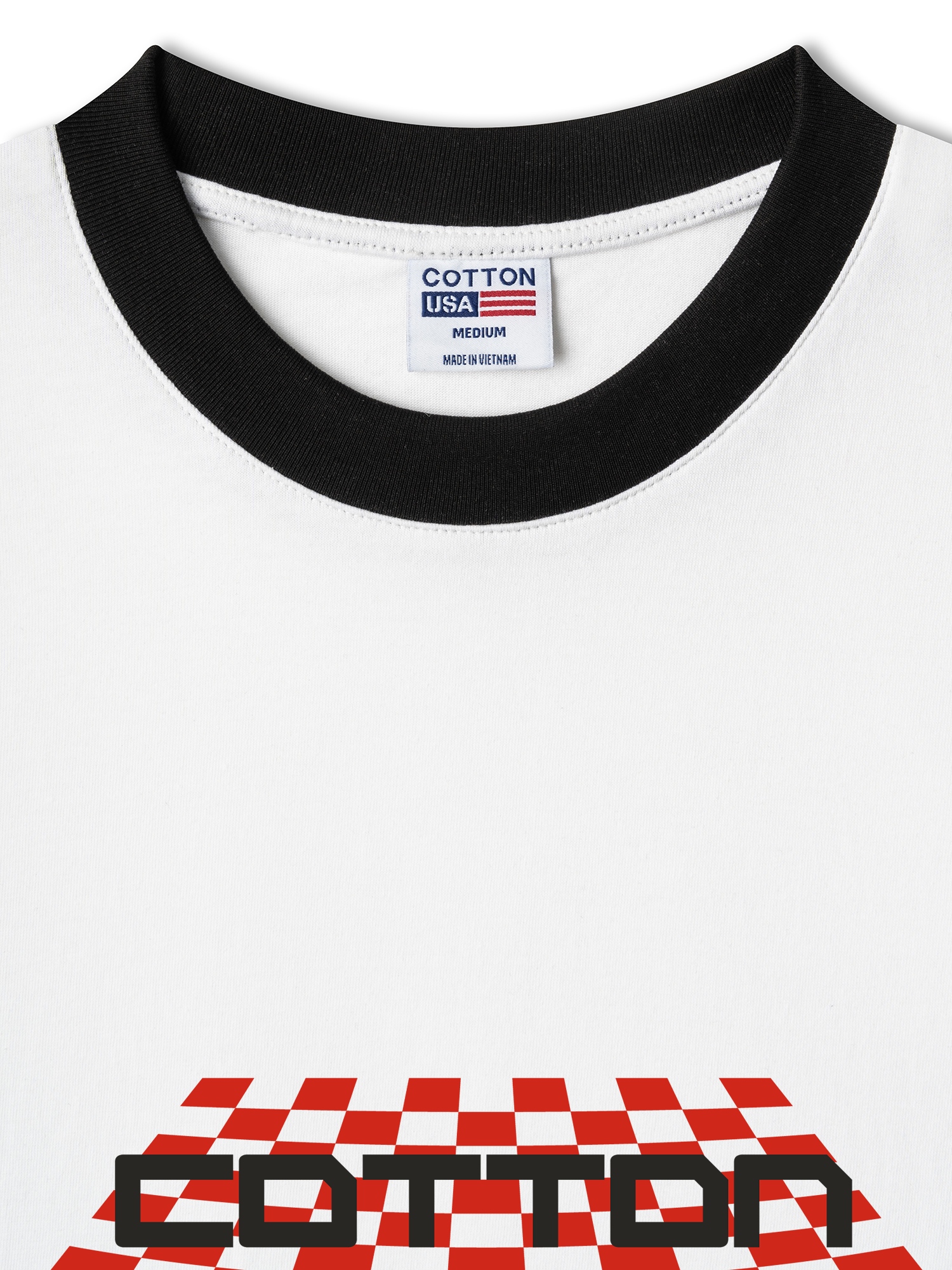 Áo Thun Ringer Relaxed Fit USA New Culture