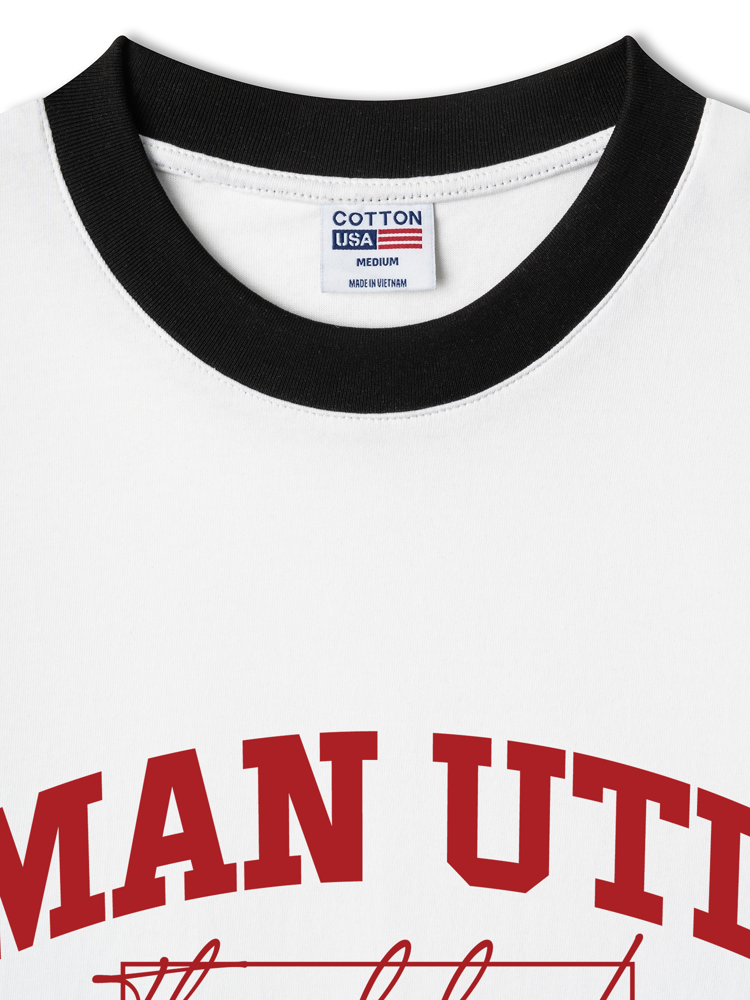 Áo Thun Ringer Relaxed Fit MAN UTD The Red Devils