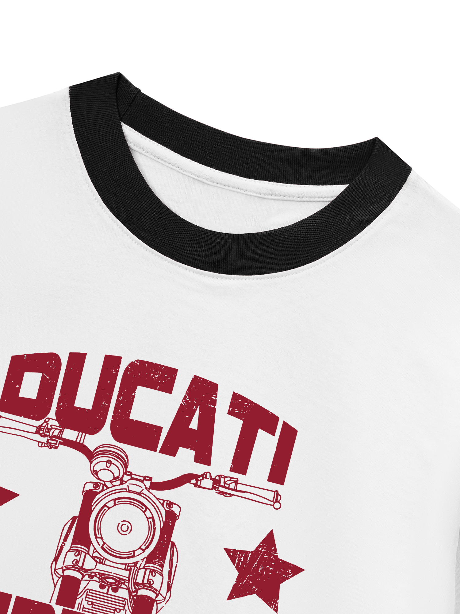 Áo Thun Ringer Relaxed Fit Ducati Vintage