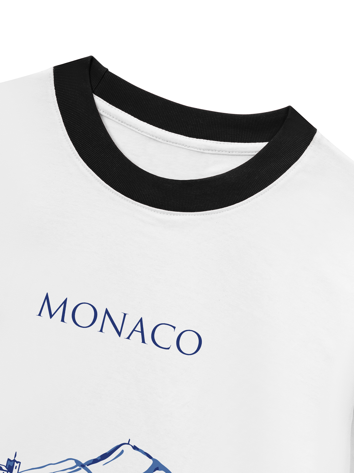 Áo Thun Ringer Relaxed Fit City Monaco