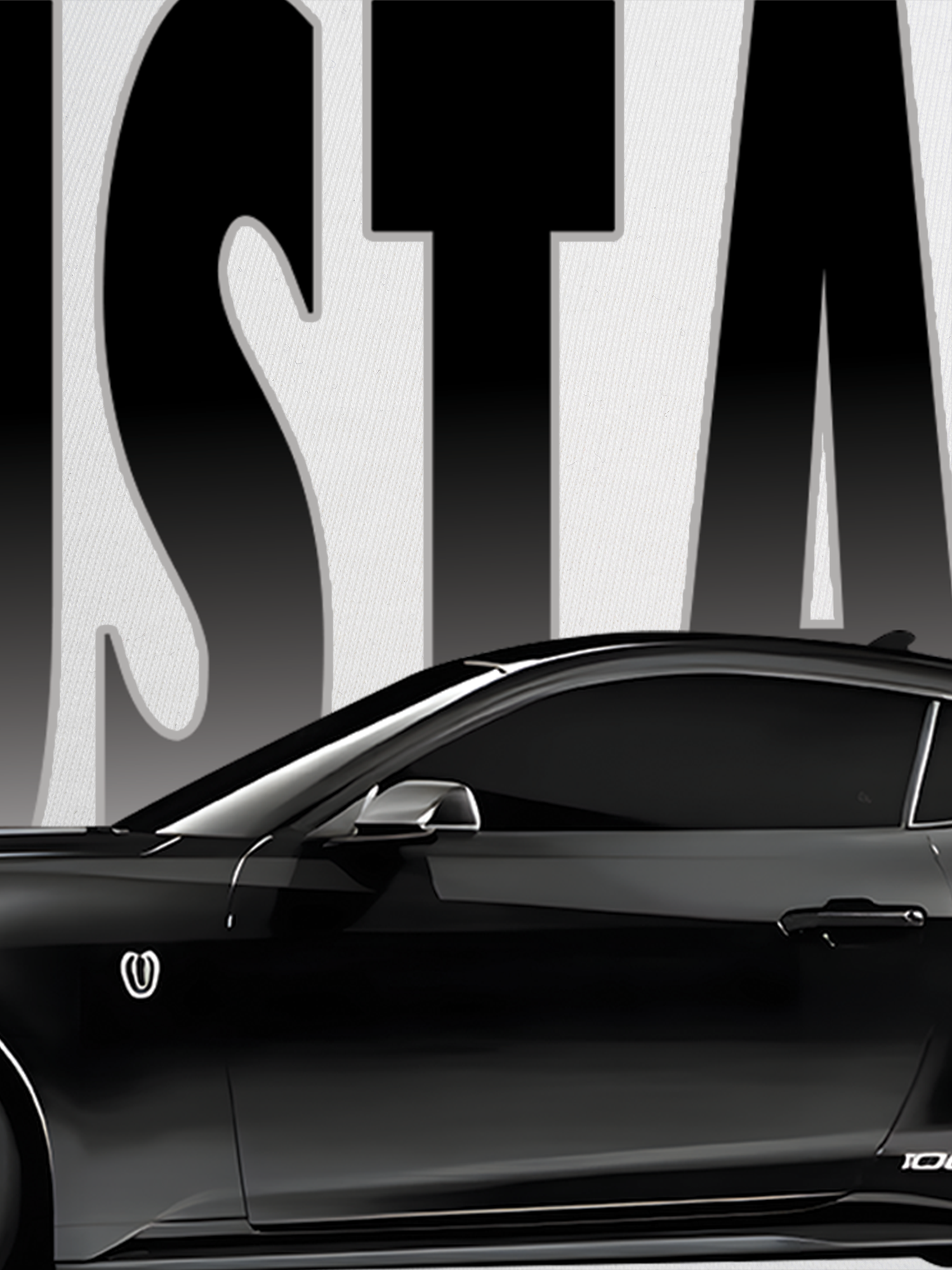 Áo Thun Ringer Relaxed Fit Mustang Black Version