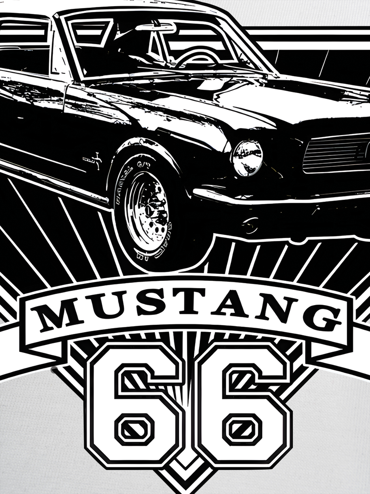 Áo Thun Ringer Relaxed Fit Mustang 66